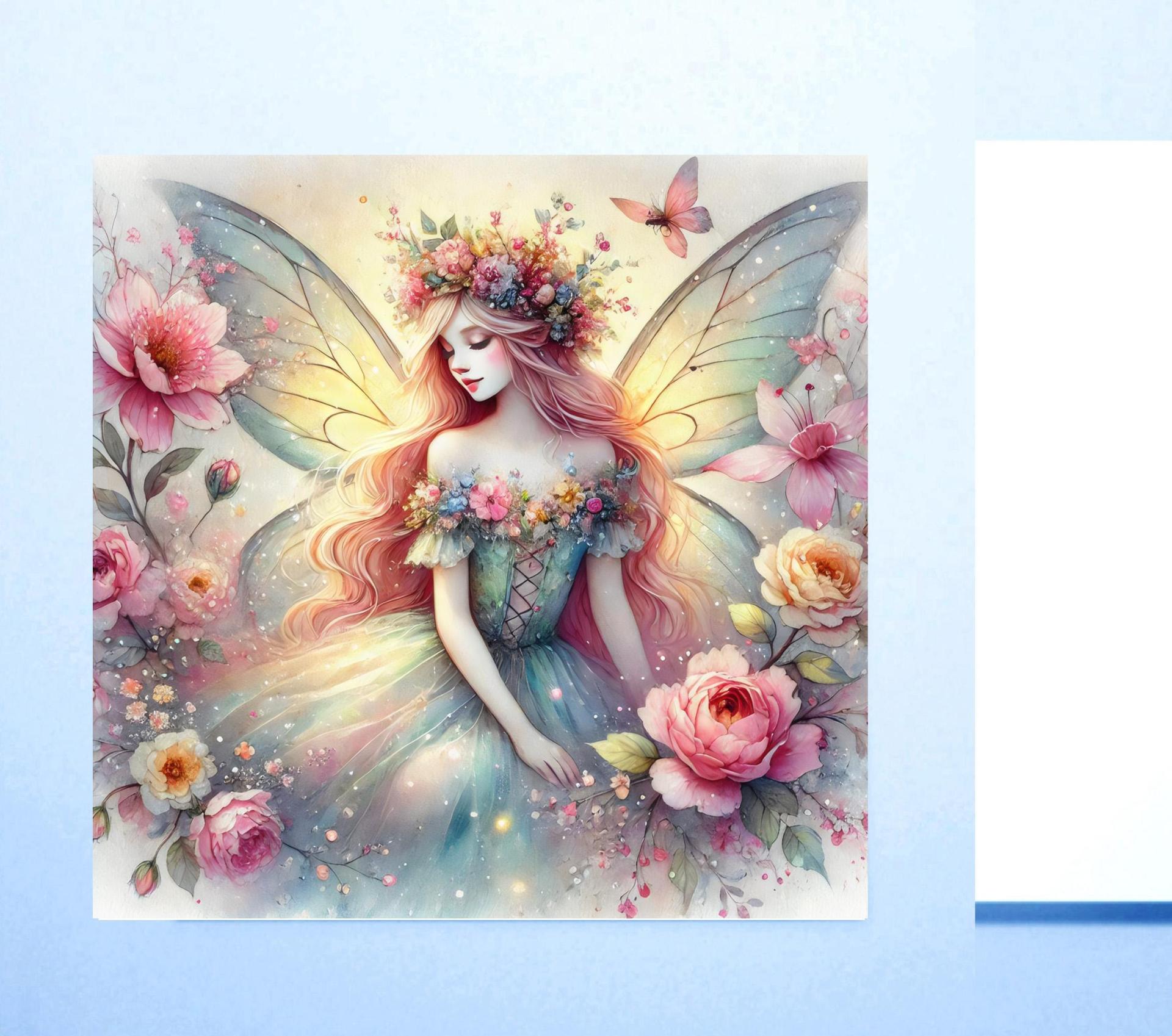 Set of 3 Designs, Fairy Greeting Cards, Bulk Pack of Cards