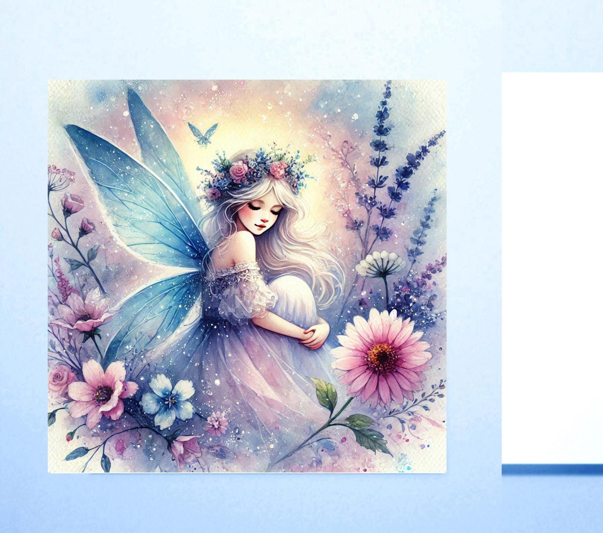 Set of 3 Designs, Fairy Greeting Cards, Bulk Pack of Cards