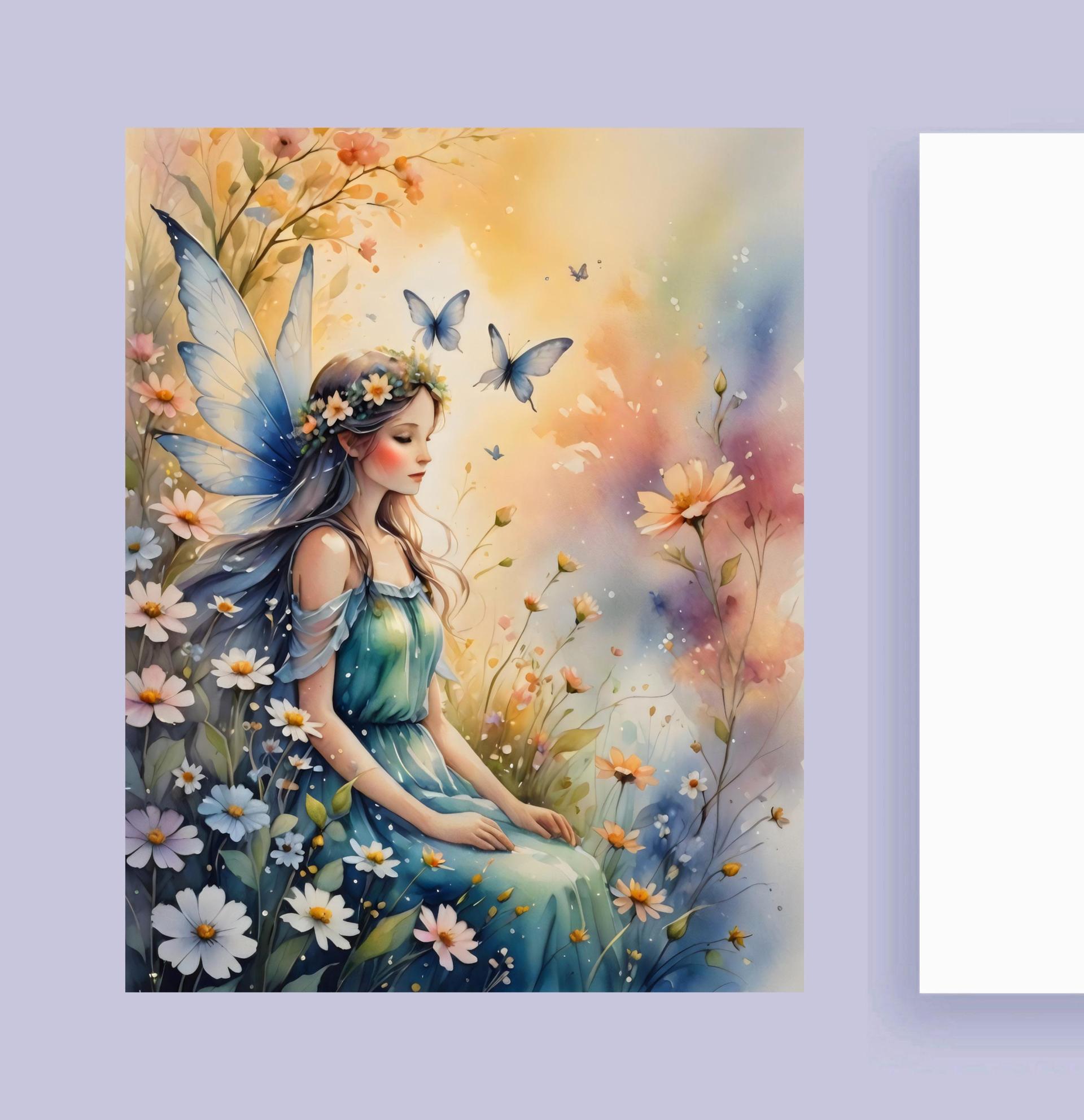 Set of 3 Designs, Fairy Greeting Cards, Bulk Pack of Cards