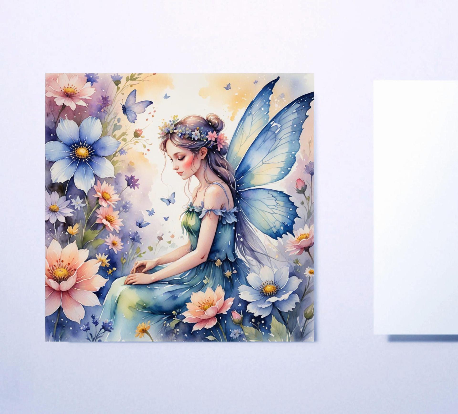 Set of 2 Designs, Fairy Greeting Cards, Bulk Pack of Cards