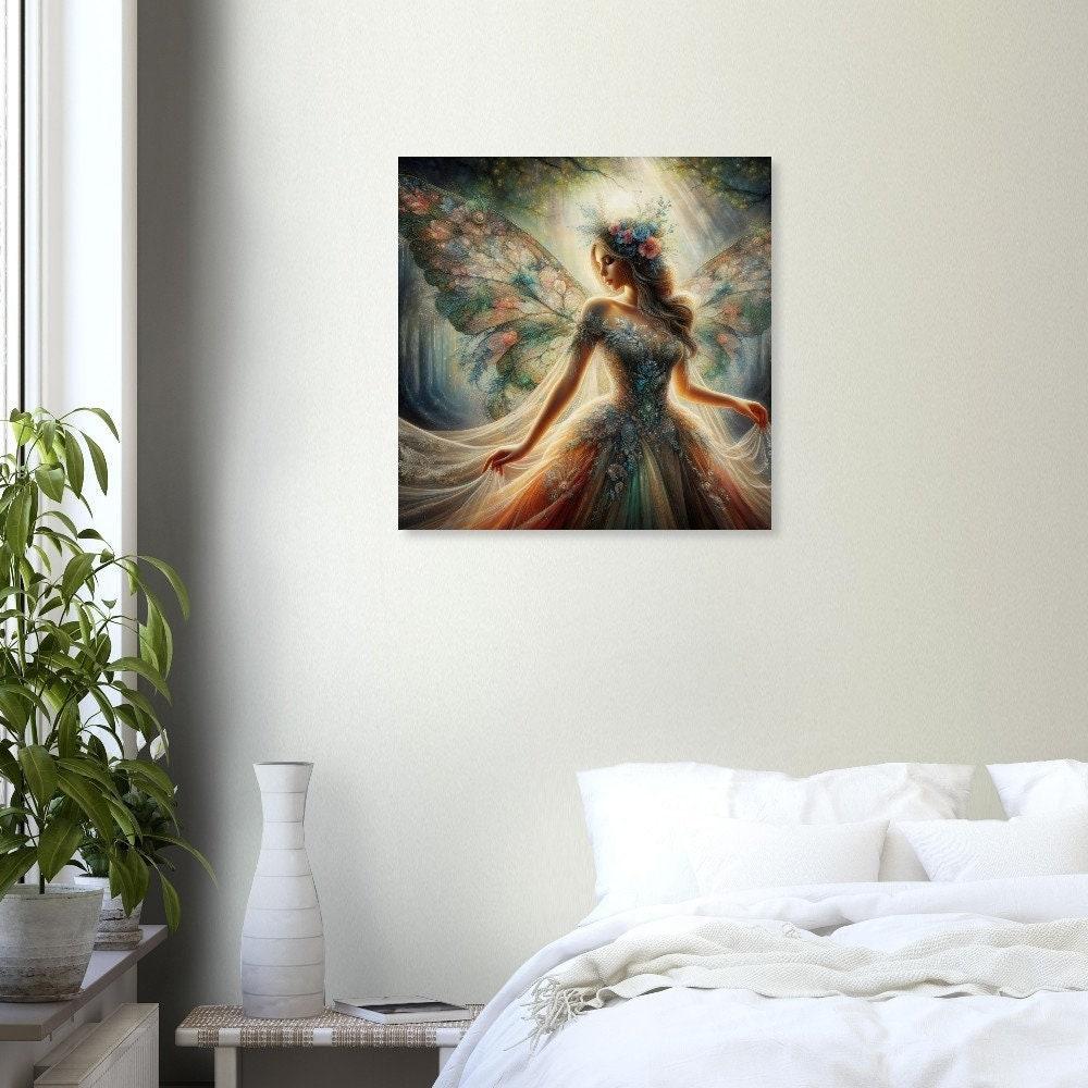 Wood Print, Fairy, Original Art, Print on Wood, Ready to Hang