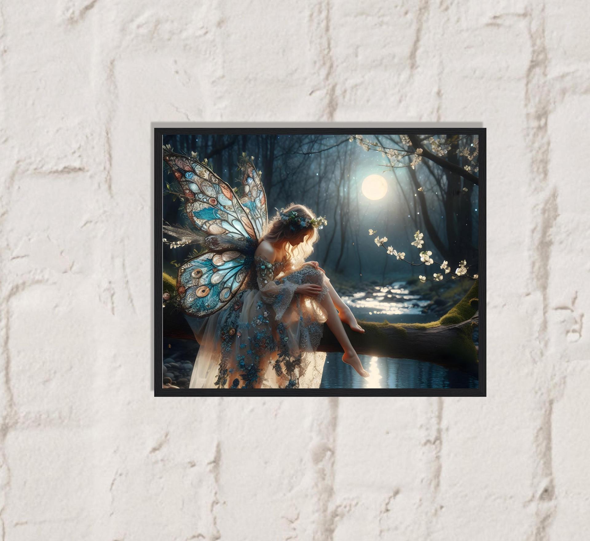Fairy, Original Art Print, Framed or Unframed