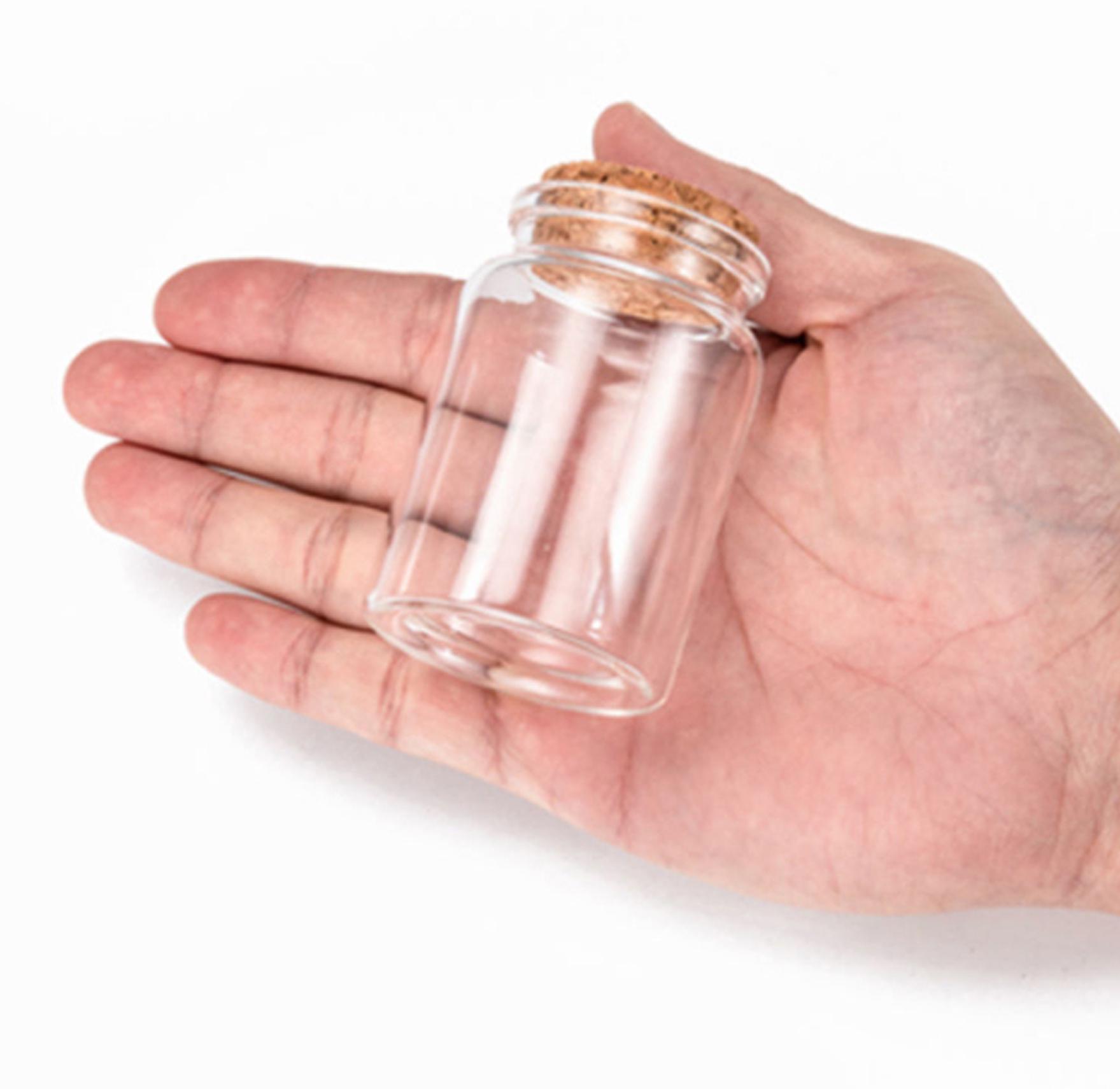 Large Jar with Cork, Favor Jar, Herb Jars, Craft Storage