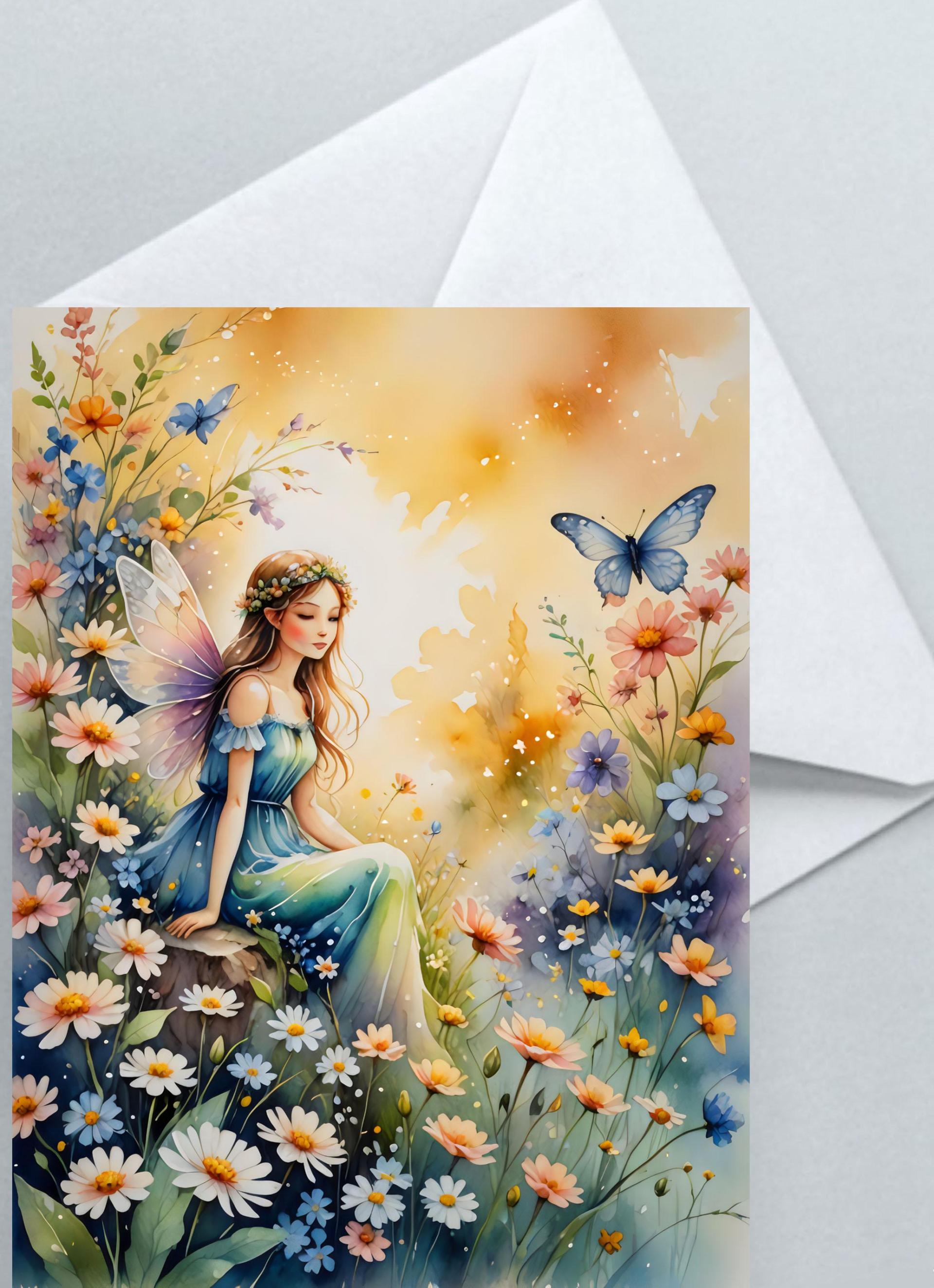 Fairy - Greeting Cards - Fae Note Cards, Single or Bulk Pack of 10