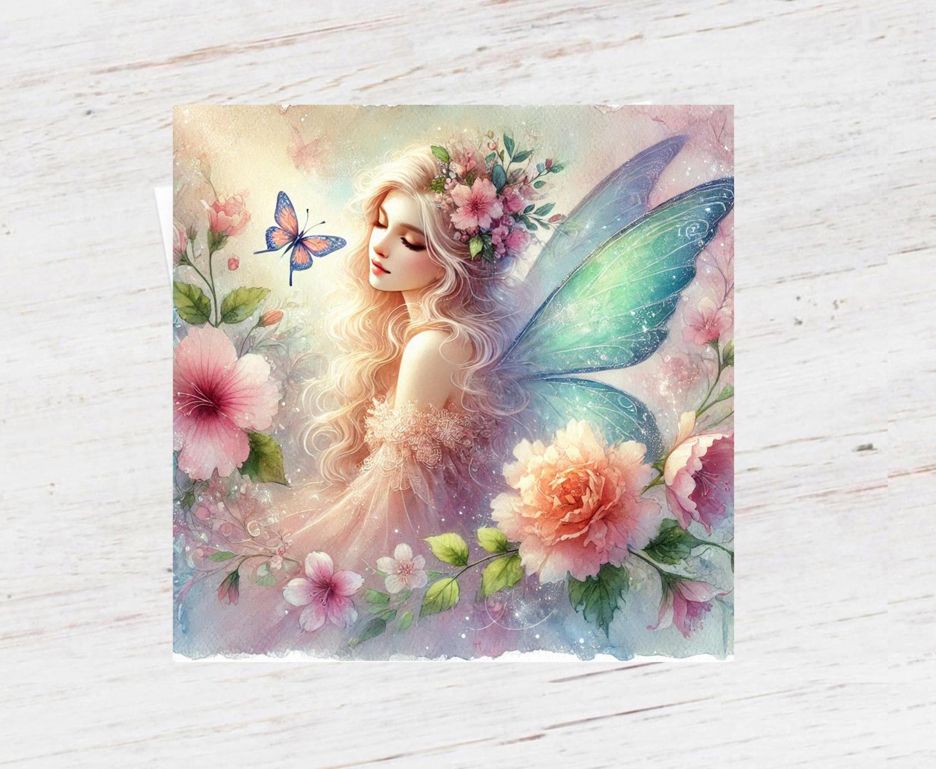 Set of 3 Designs, Fairy Greeting Cards, Bulk Pack of Cards