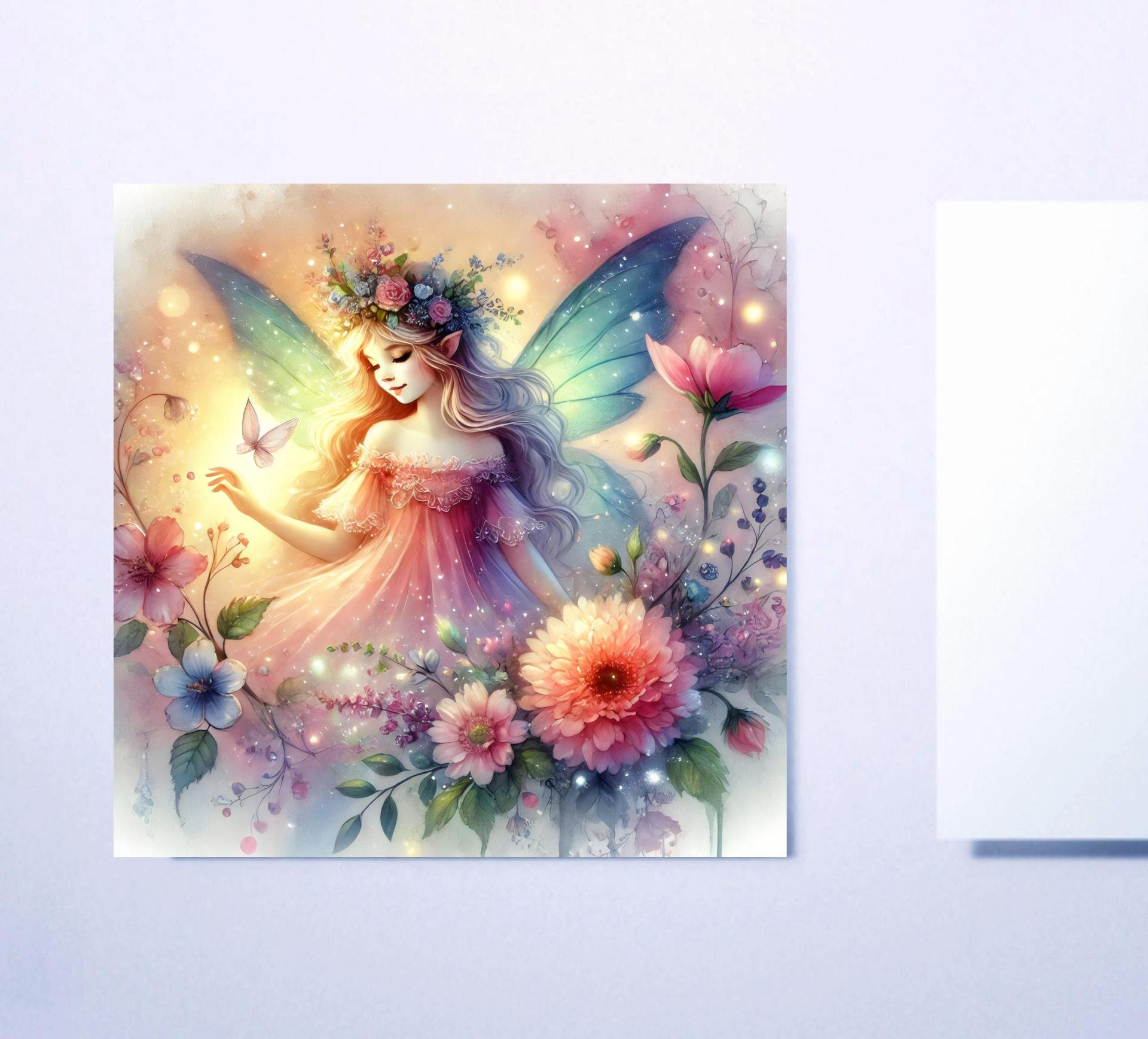 Set of 3 Designs, Fairy Greeting Cards, Bulk Pack of Cards