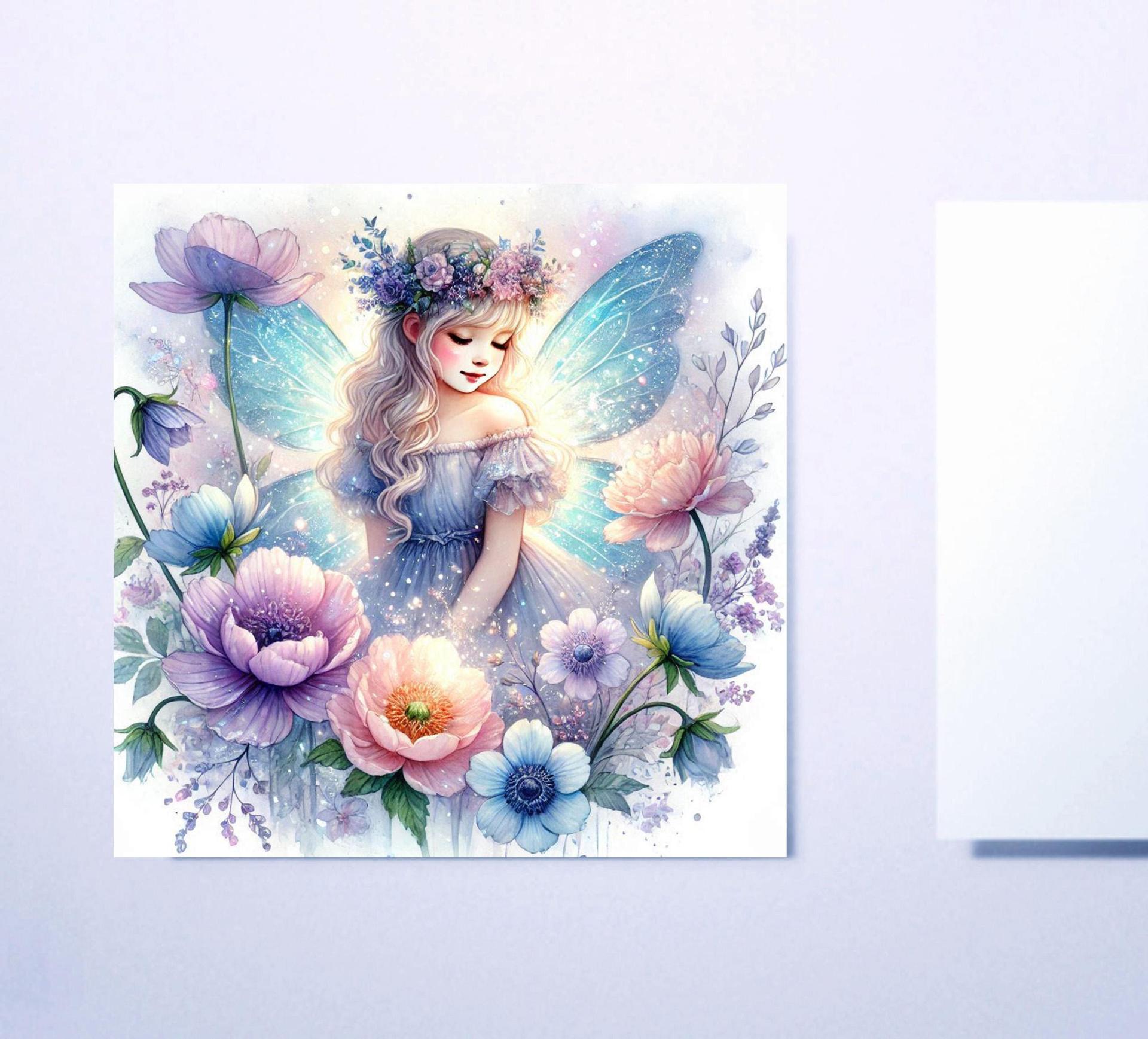 Set of 3 Designs, Fairy Greeting Cards, Bulk Pack of Cards
