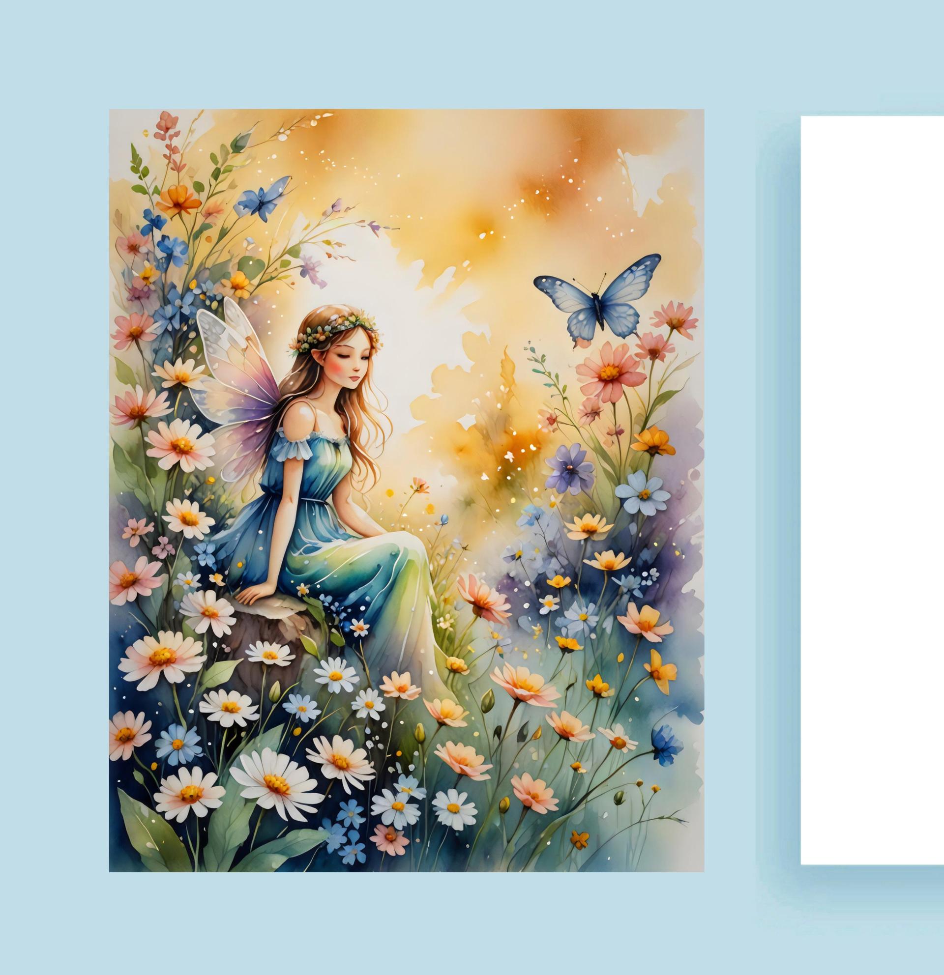 Set of 3 Designs, Fairy Greeting Cards, Bulk Pack of Cards