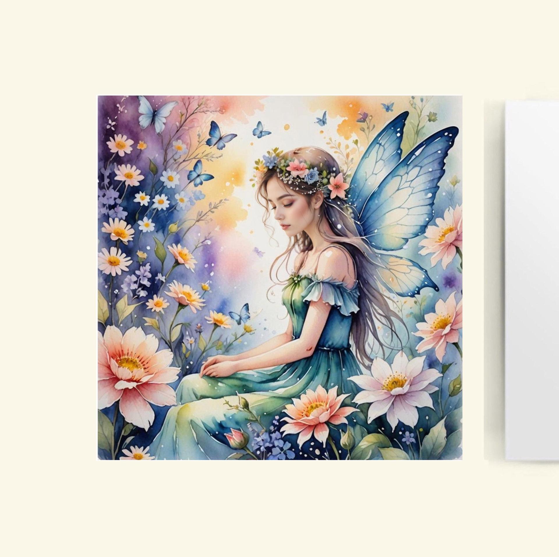 Set of 2 Designs, Fairy Greeting Cards, Bulk Pack of Cards