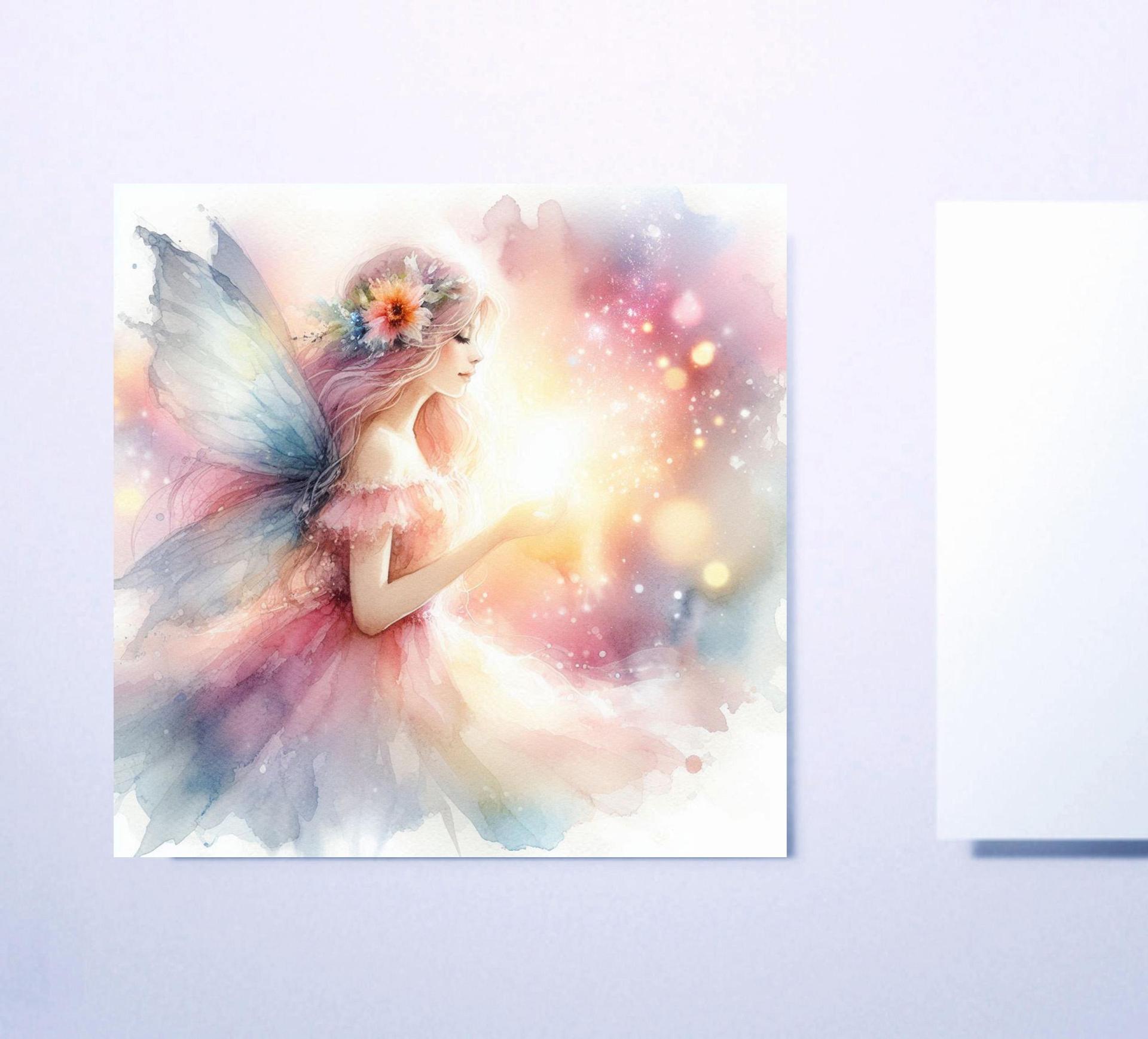 Set of 3 Designs, Fairy Greeting Cards, Bulk Pack of Cards