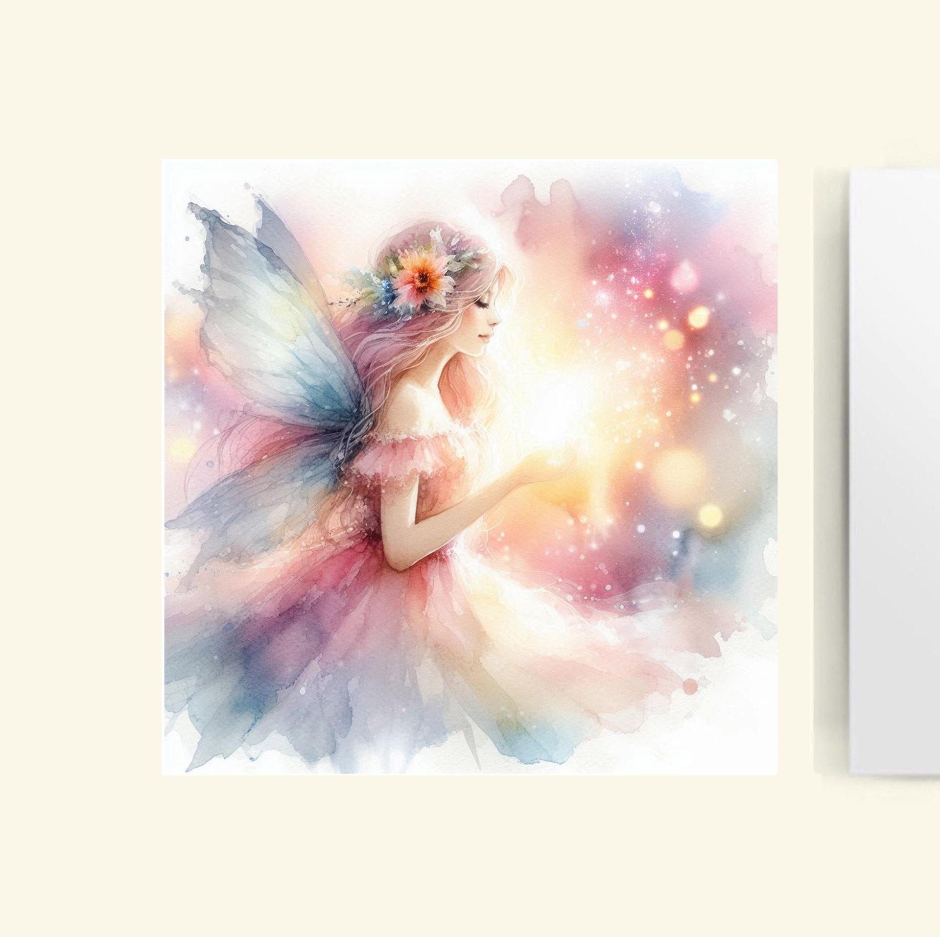 Set of 3 Designs, Fairy Greeting Cards, Bulk Pack of Cards
