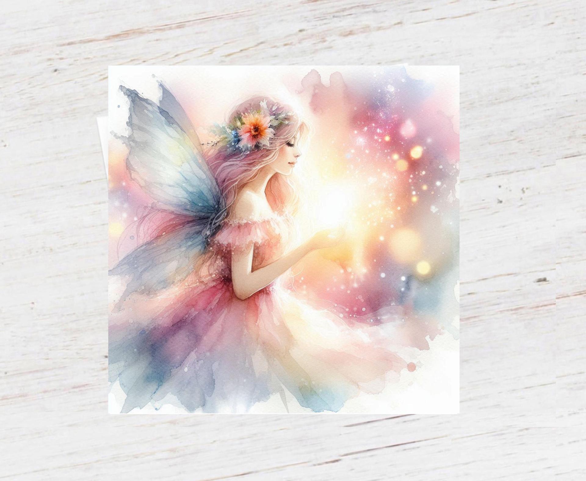 Set of 3 Designs, Fairy Greeting Cards, Bulk Pack of Cards