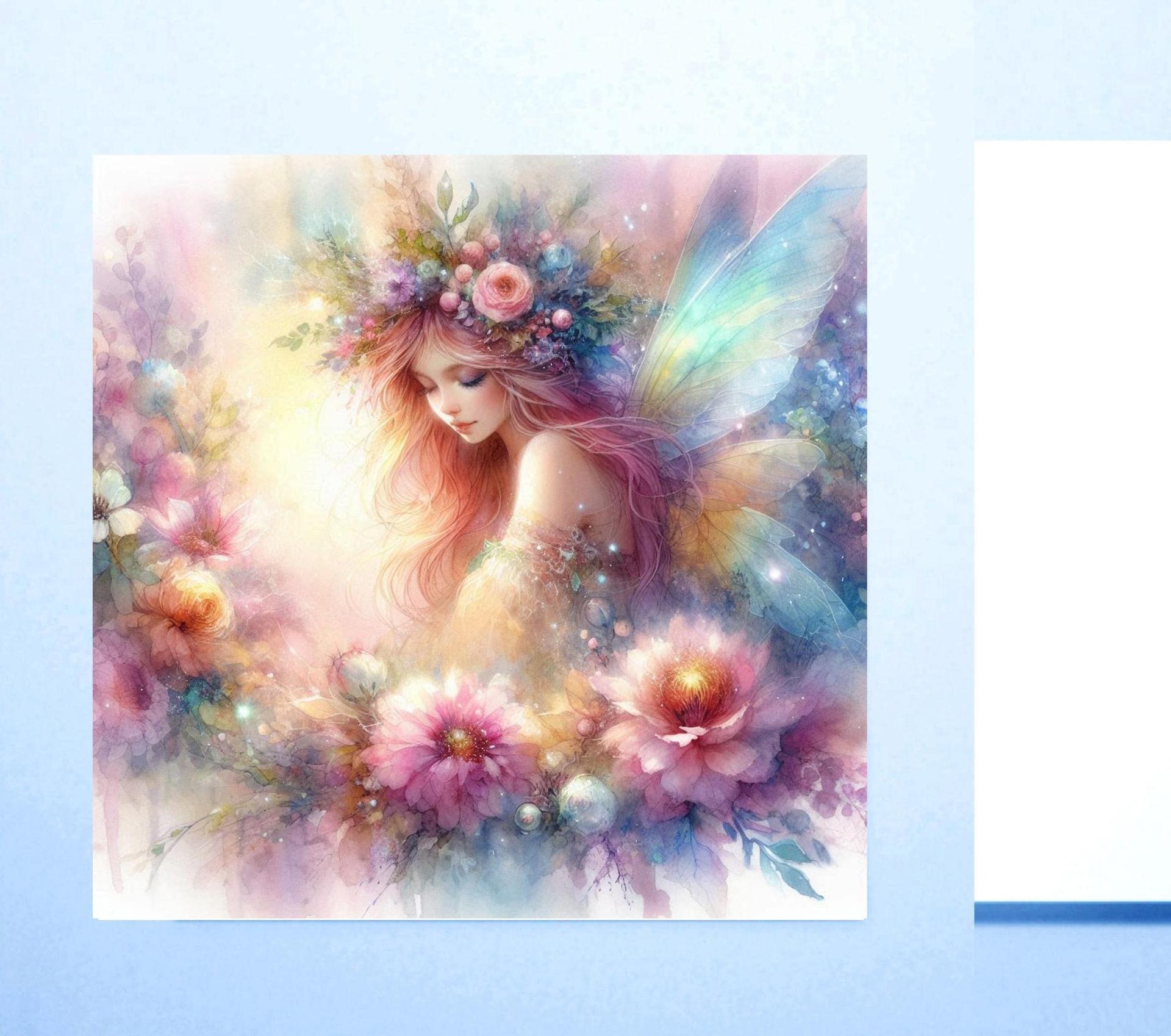 Set of 3 Designs, Fairy Greeting Cards, Bulk Pack of Cards