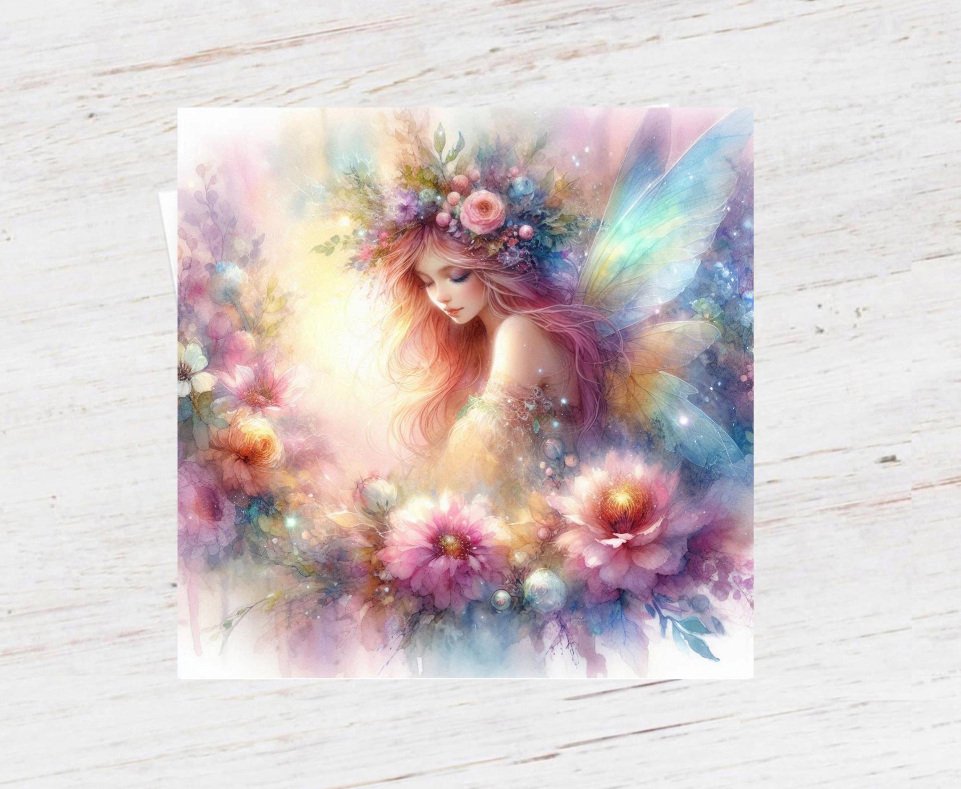 Set of 3 Designs, Fairy Greeting Cards, Bulk Pack of Cards