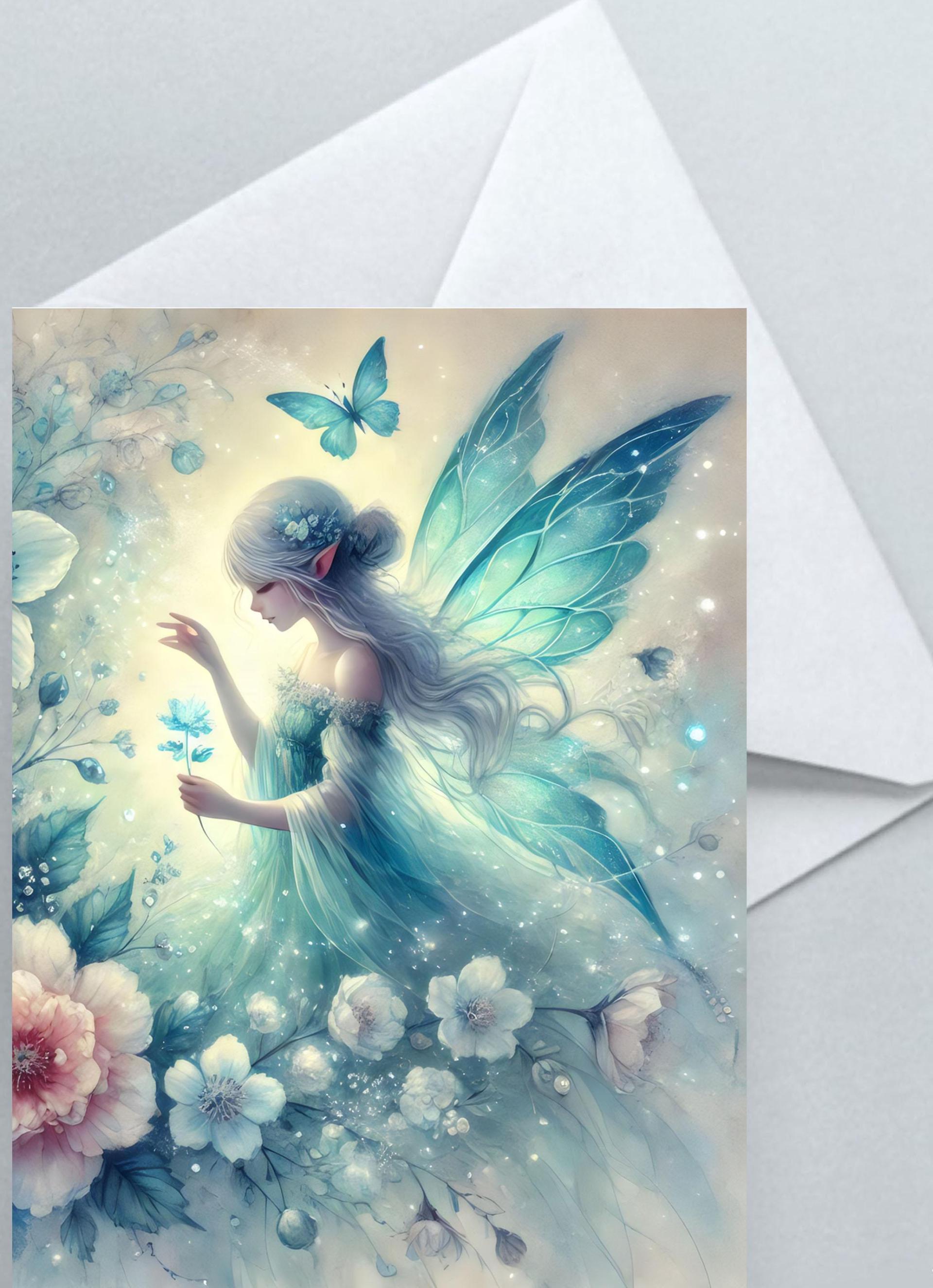 Set of 3 Designs, Fairy Greeting Cards, Bulk Pack of Cards