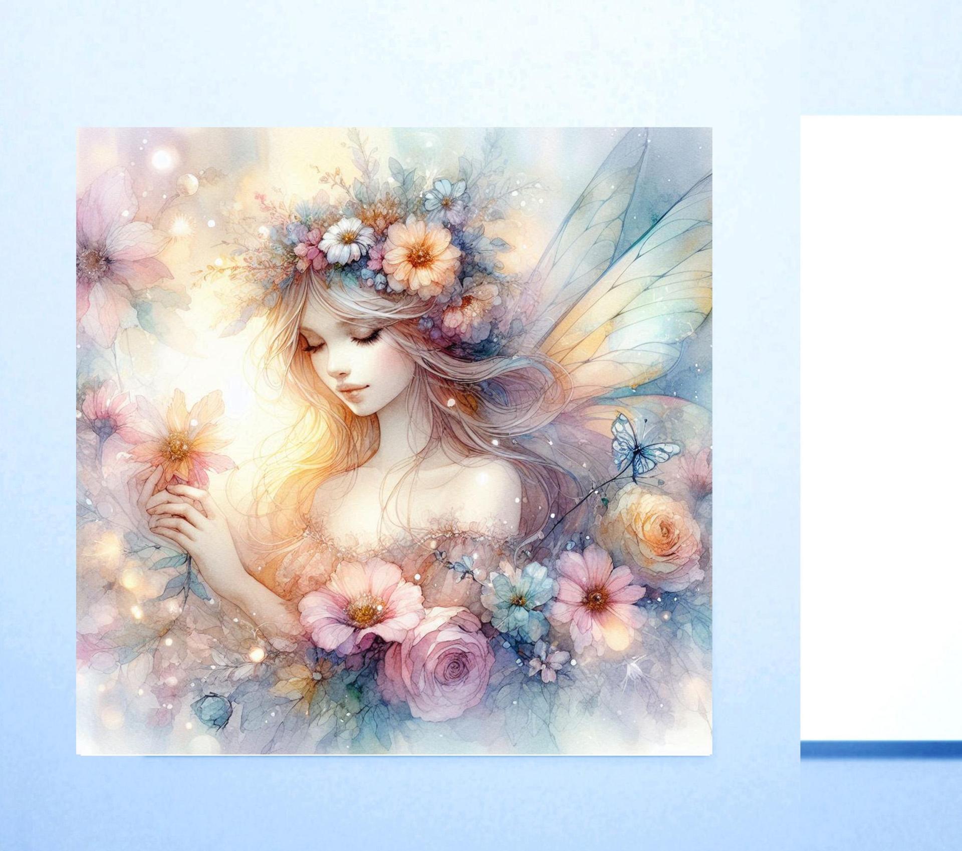 Fairy Greeting Cards, Large and Small Notecards, Birthday, Invitations