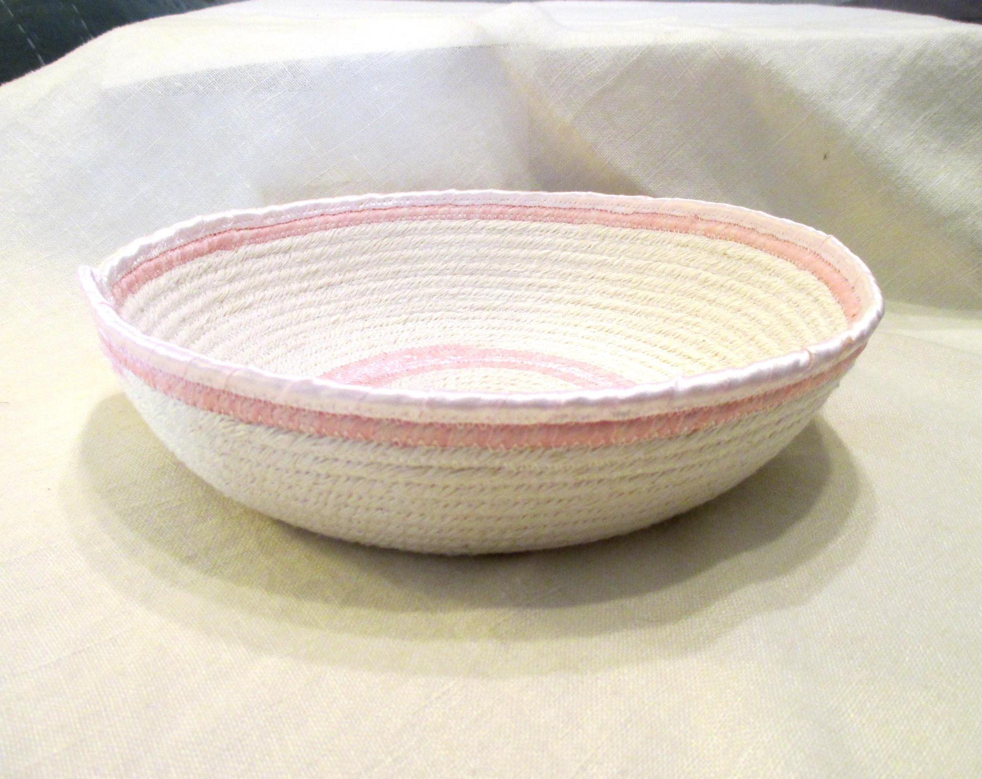 Rope Basket, Wrap Basket, Gift Basket, Catch All, Rope Bowl