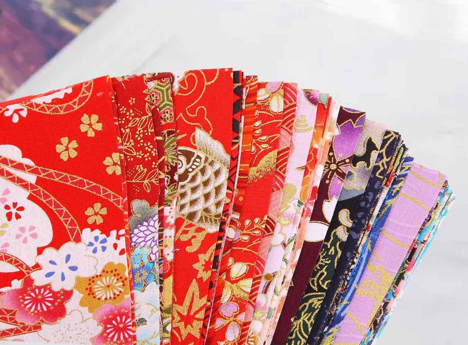 Jelly Roll, Fabric Strips Bundle, All Cotton - Multiple Colors, for Crafting, Rugs, Baskets, Patchwork, and Quilting