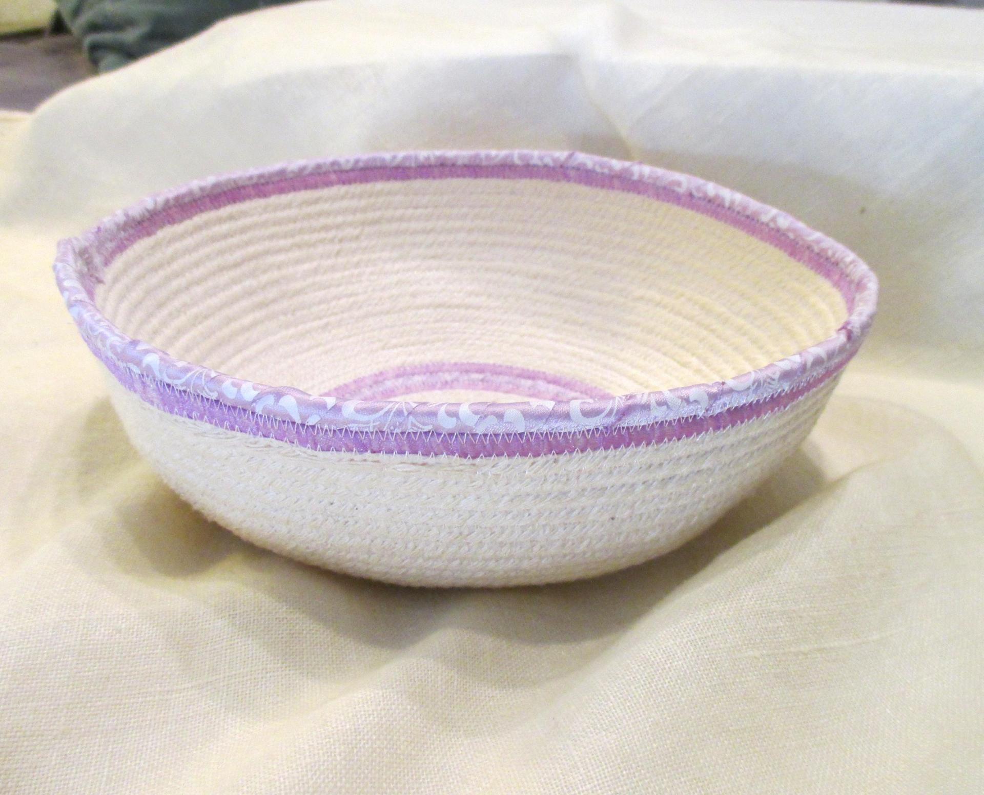 Rope Basket, Wrap Basket, Gift Basket, Catch All, Rope Bowl