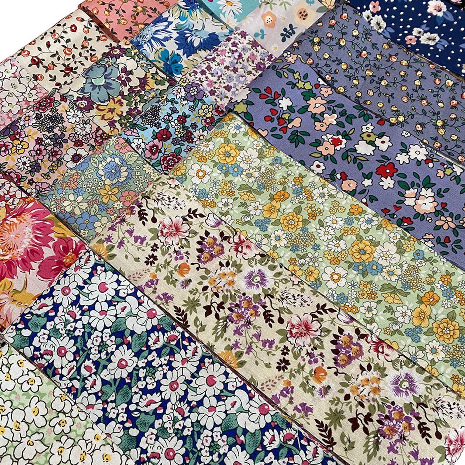 Jelly Roll, Fabric Strips Bundle, All Cotton - Multiple Colors, for Crafting, Rugs, Baskets, Patchwork, and Quilting