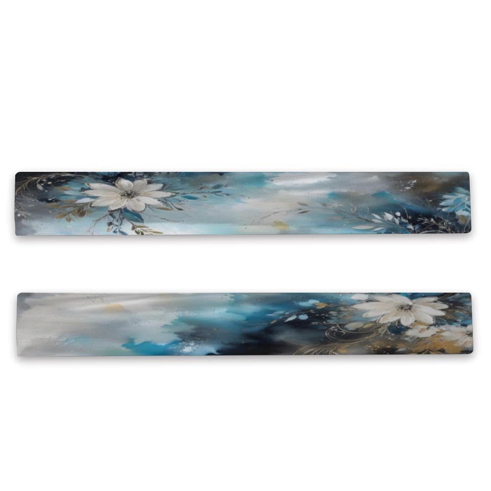 Velvet Scarf - Super Soft Long Scarf - Floral Pattern