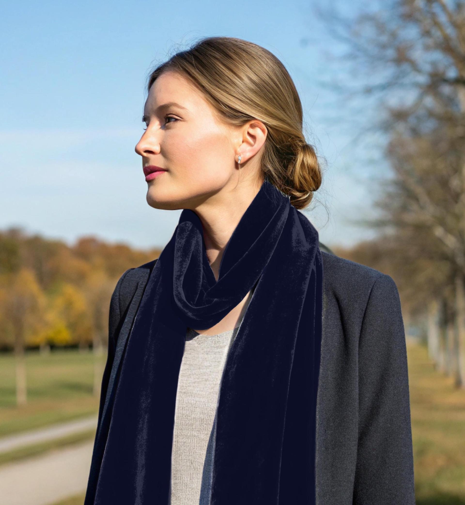 Velvet Scarf - Multiple Colors - Super Soft Scarf