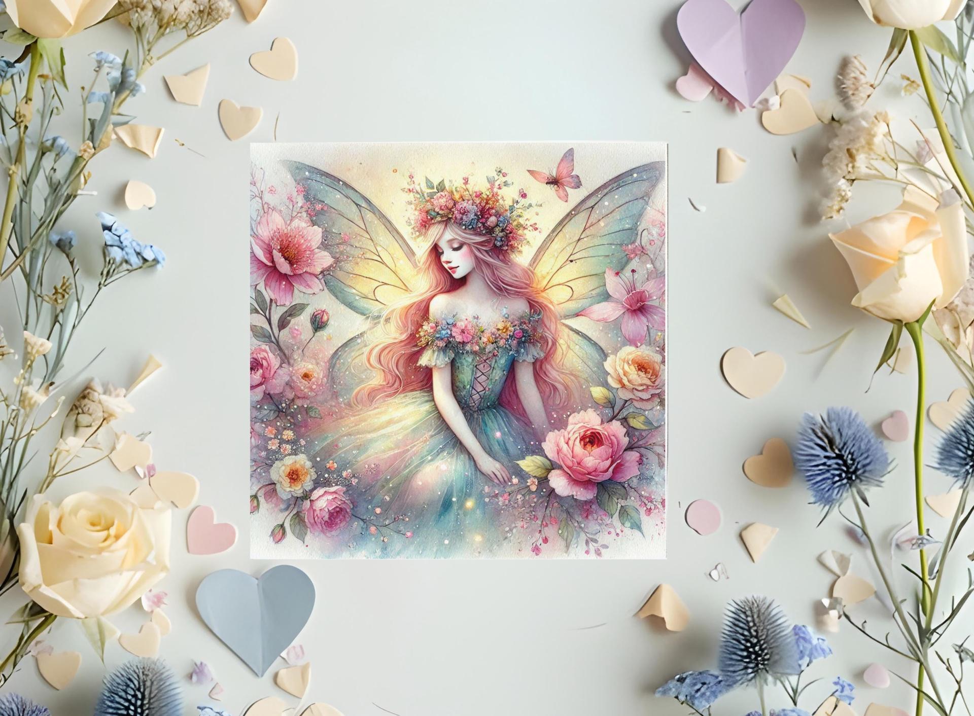 Fairy Greeting Cards, Large and Small Notecards, Birthday, Invitations
