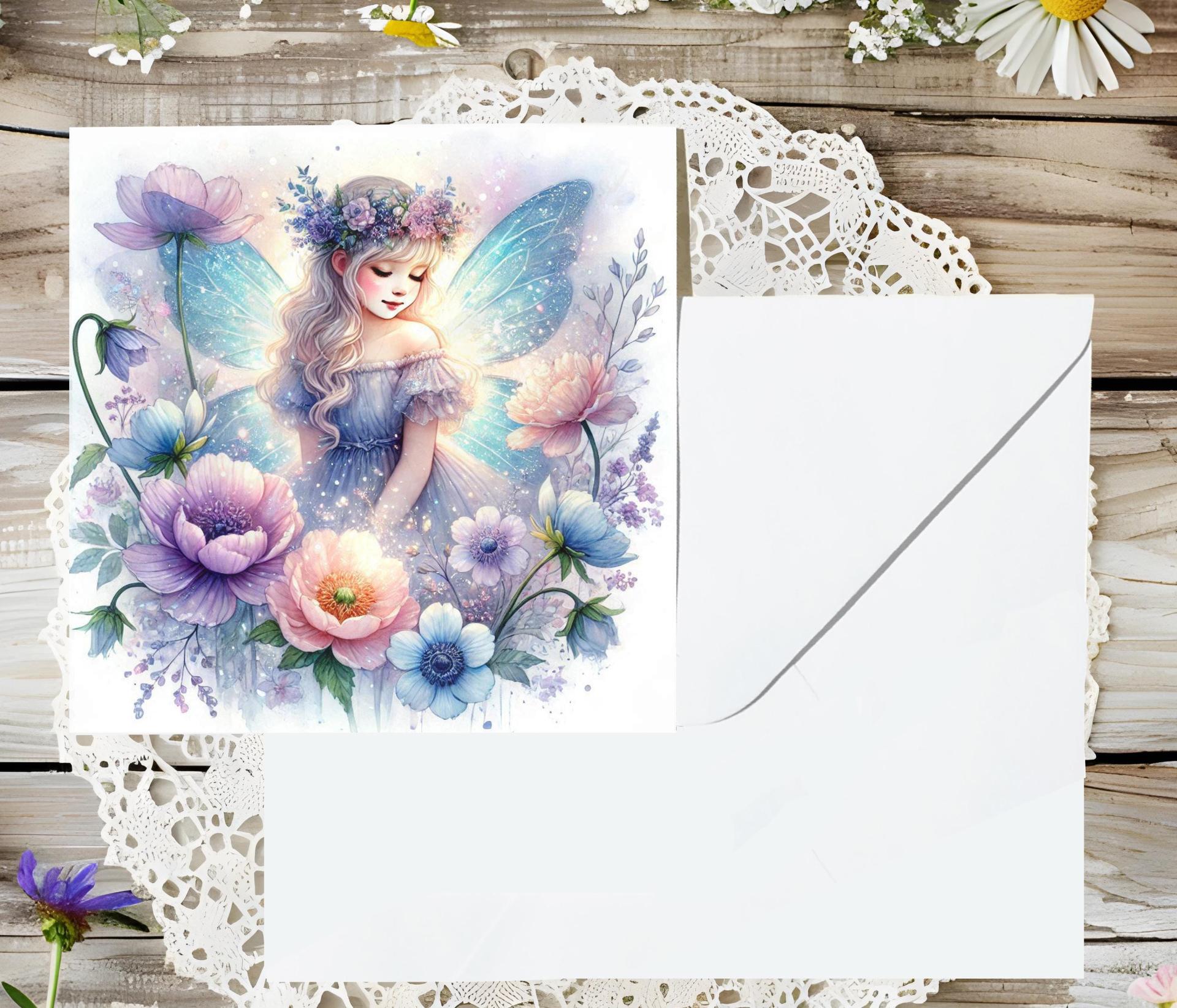 Fairy Greeting Cards, Large and Small Notecards, Birthday, Invitations