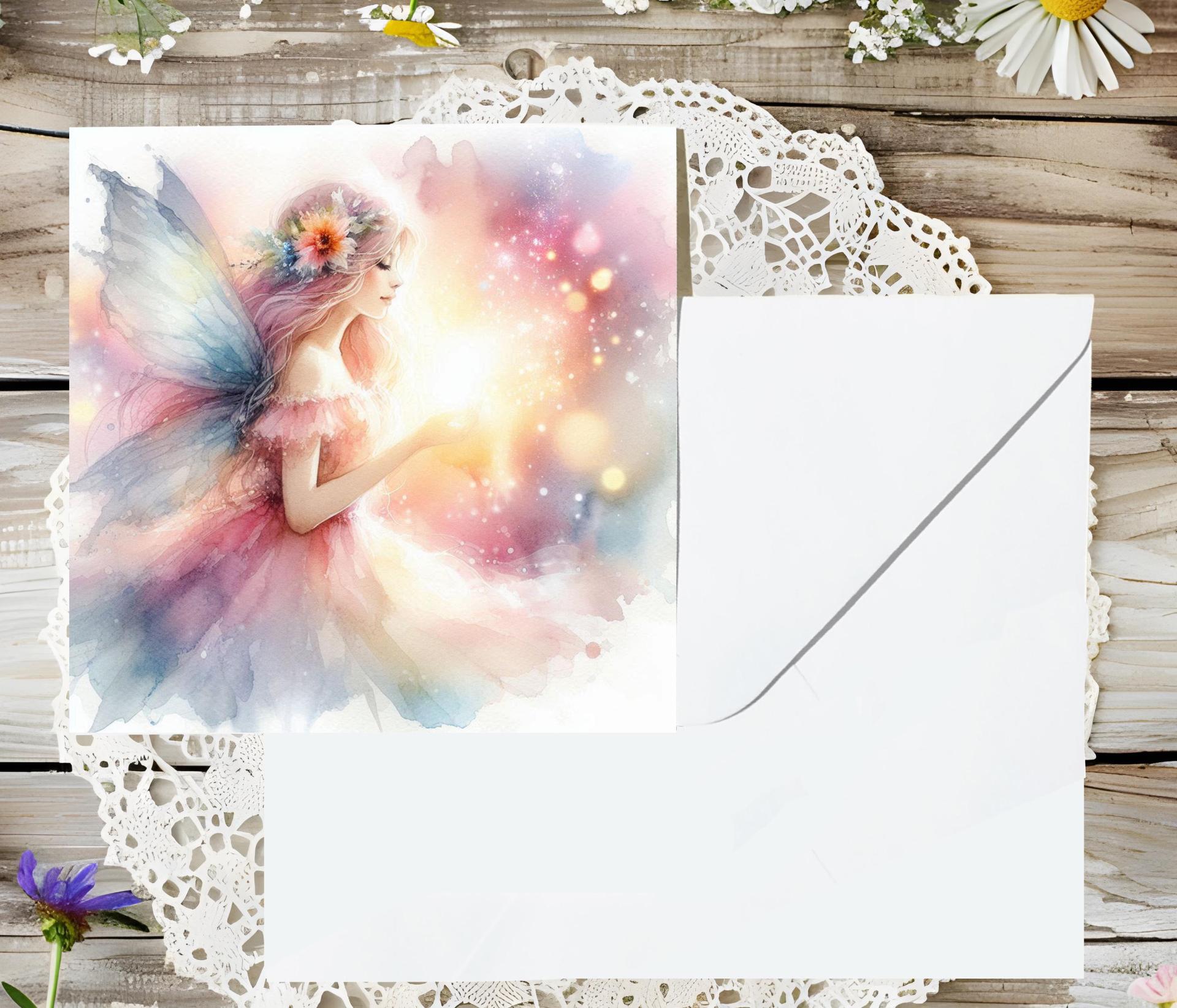 Fairy Greeting Cards, Large and Small Notecards, Birthday, Invitations