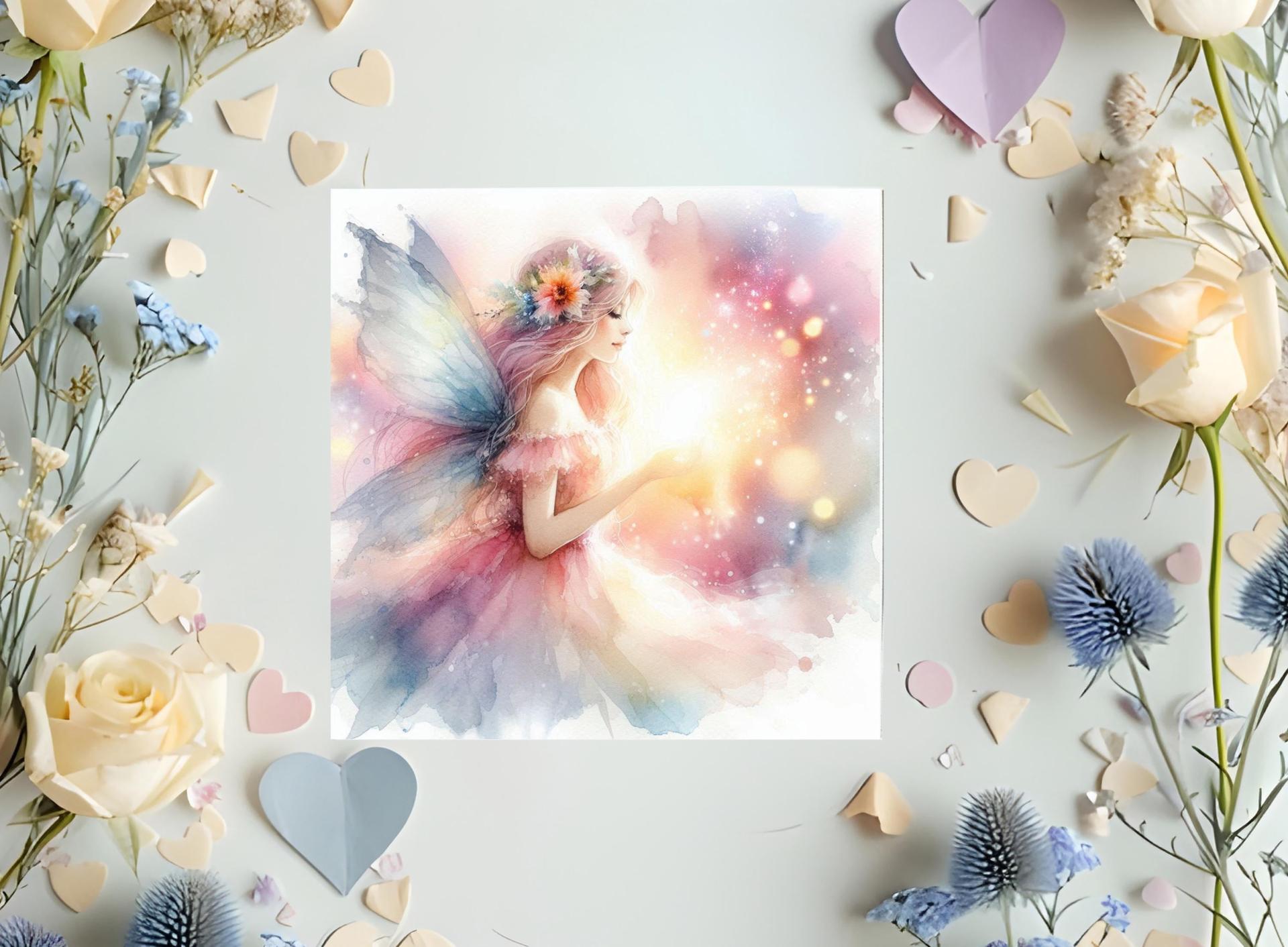 Fairy Greeting Cards, Large and Small Notecards, Birthday, Invitations
