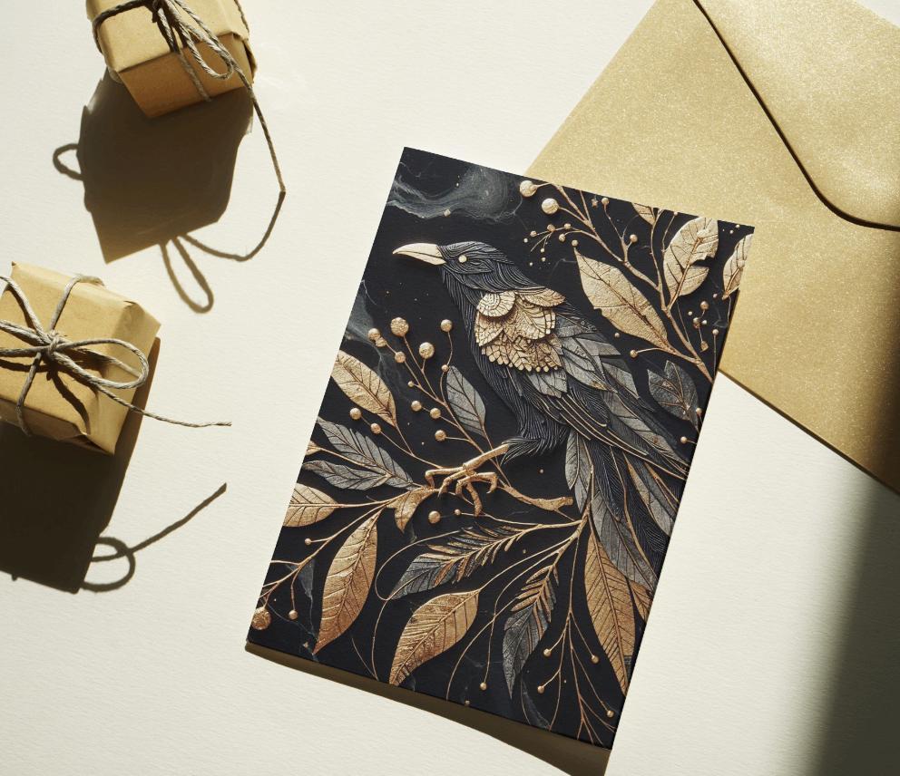 Raven - Large Cards, Notecards, Birthday, Invites