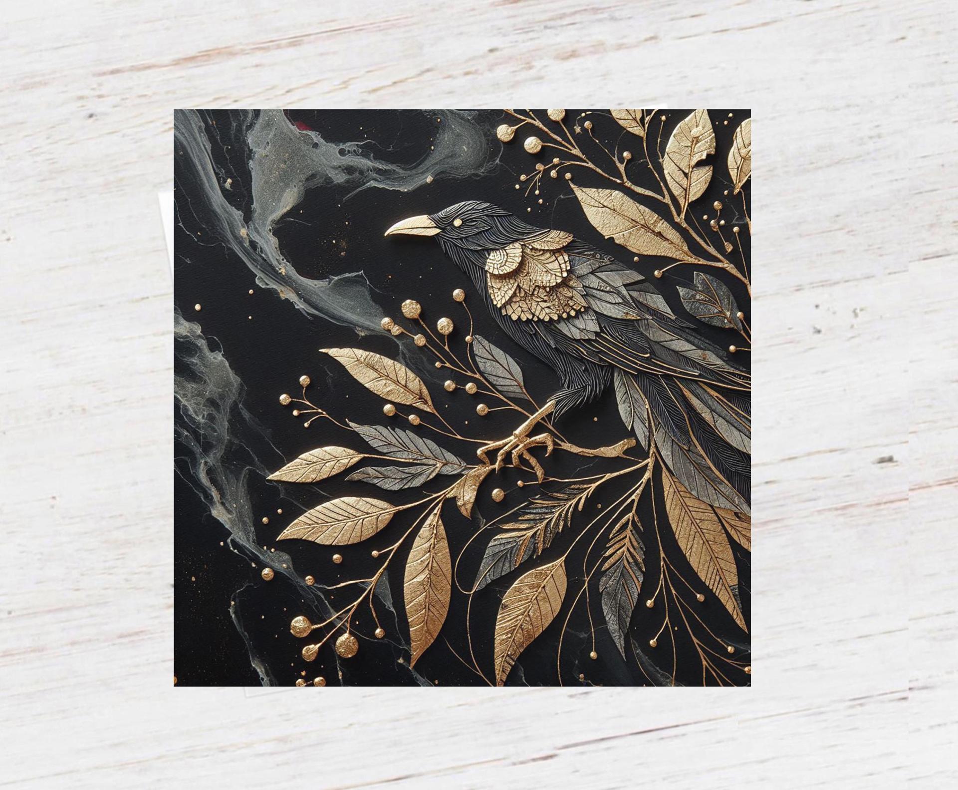 Raven - Large Cards, Notecards, Birthday, Invites