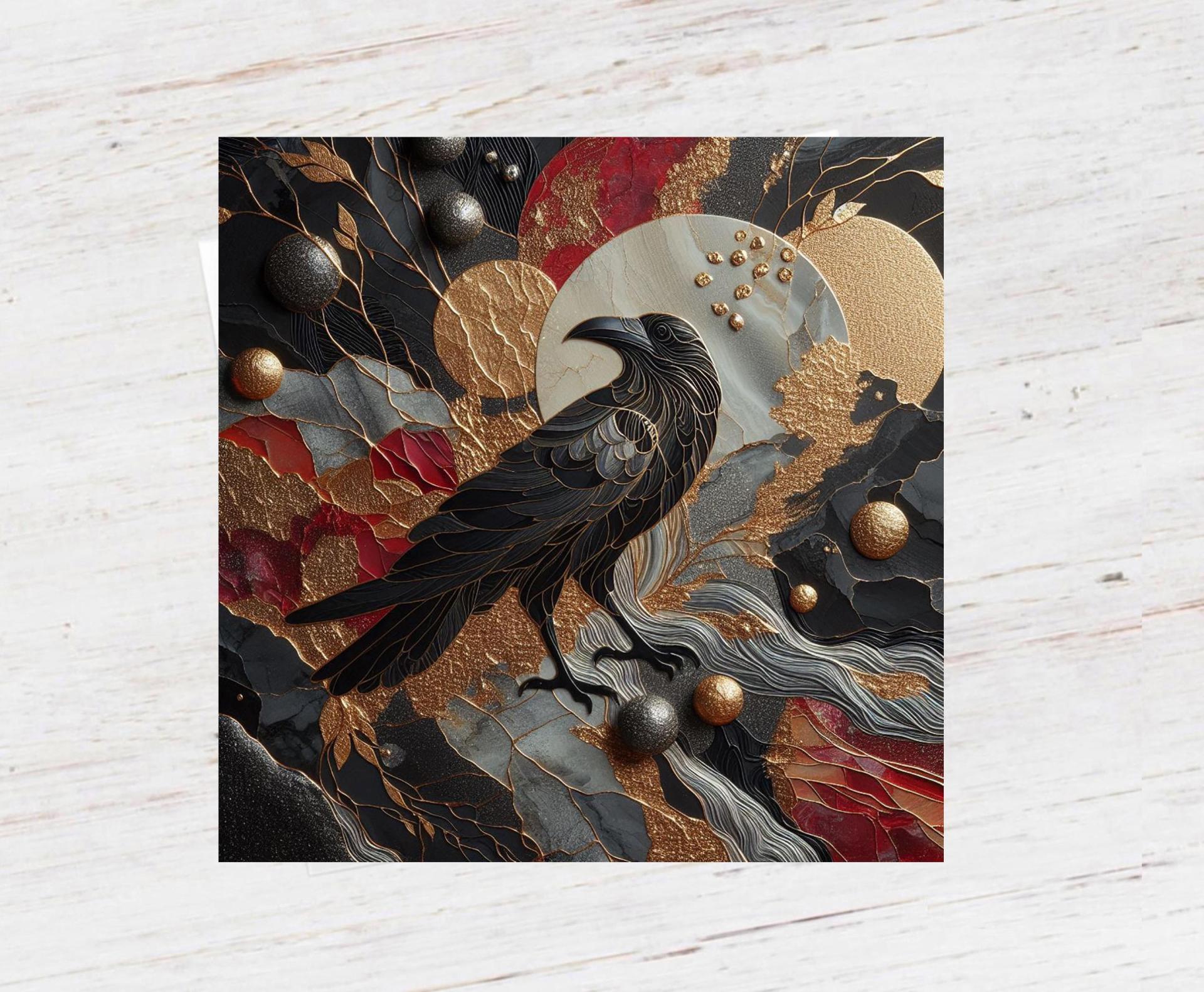 Raven - Large Cards, Notecards, Birthday, Invites