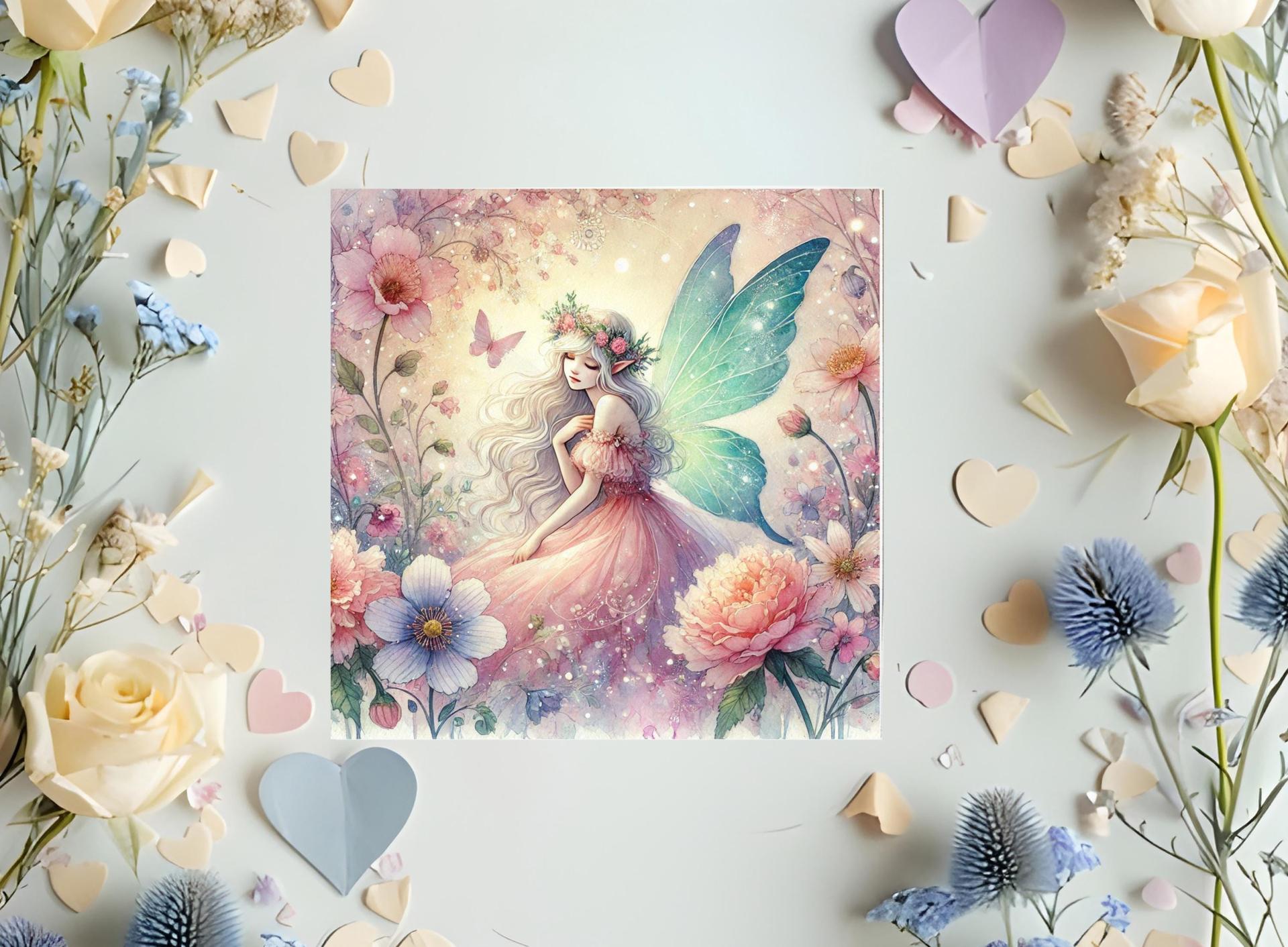 Set of 3 Designs, Fairy Greeting Cards, Bulk Pack of Cards