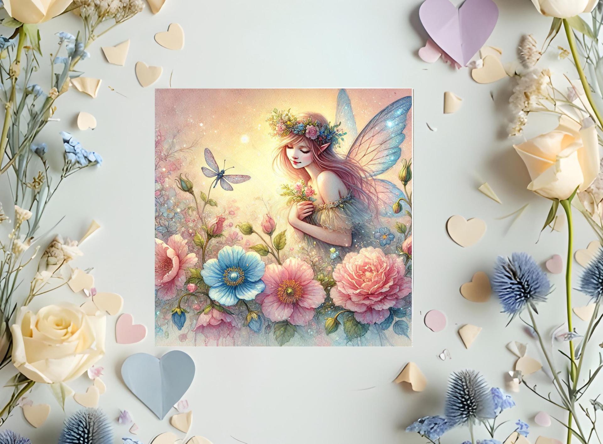 Set of 3 Designs, Fairy Greeting Cards, Bulk Pack of Cards