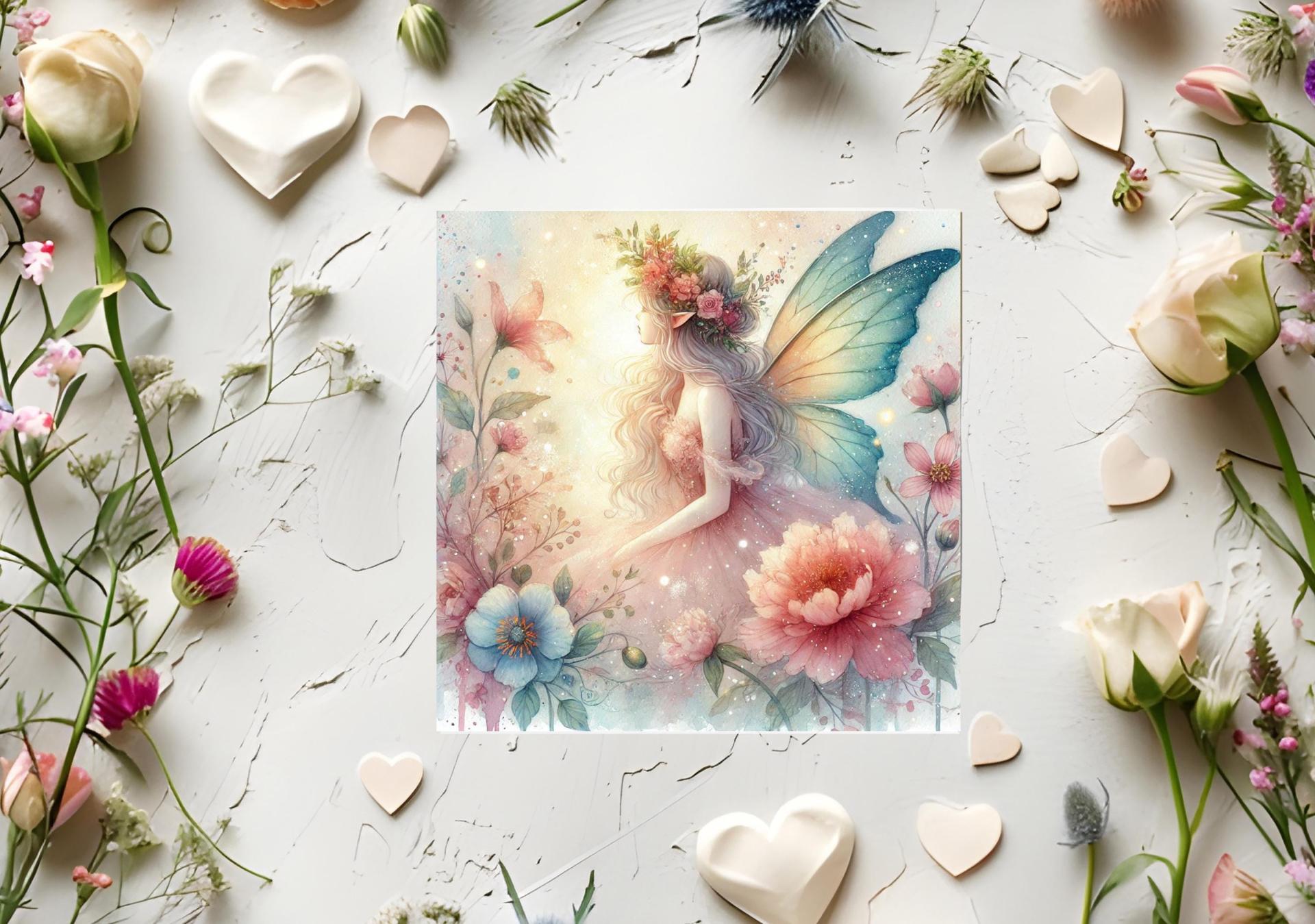 Set of 3 Designs, Fairy Greeting Cards, Bulk Pack of Cards