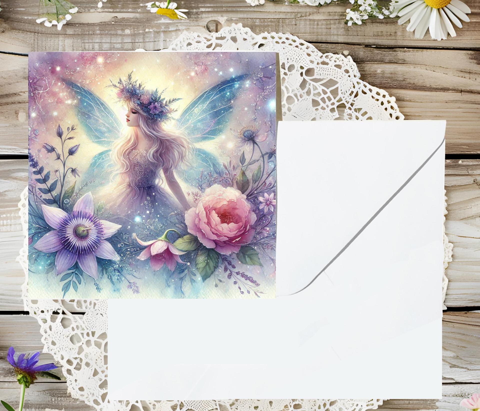 Fairy Greeting Cards, Large and Small Notecards, Birthday, Invitations