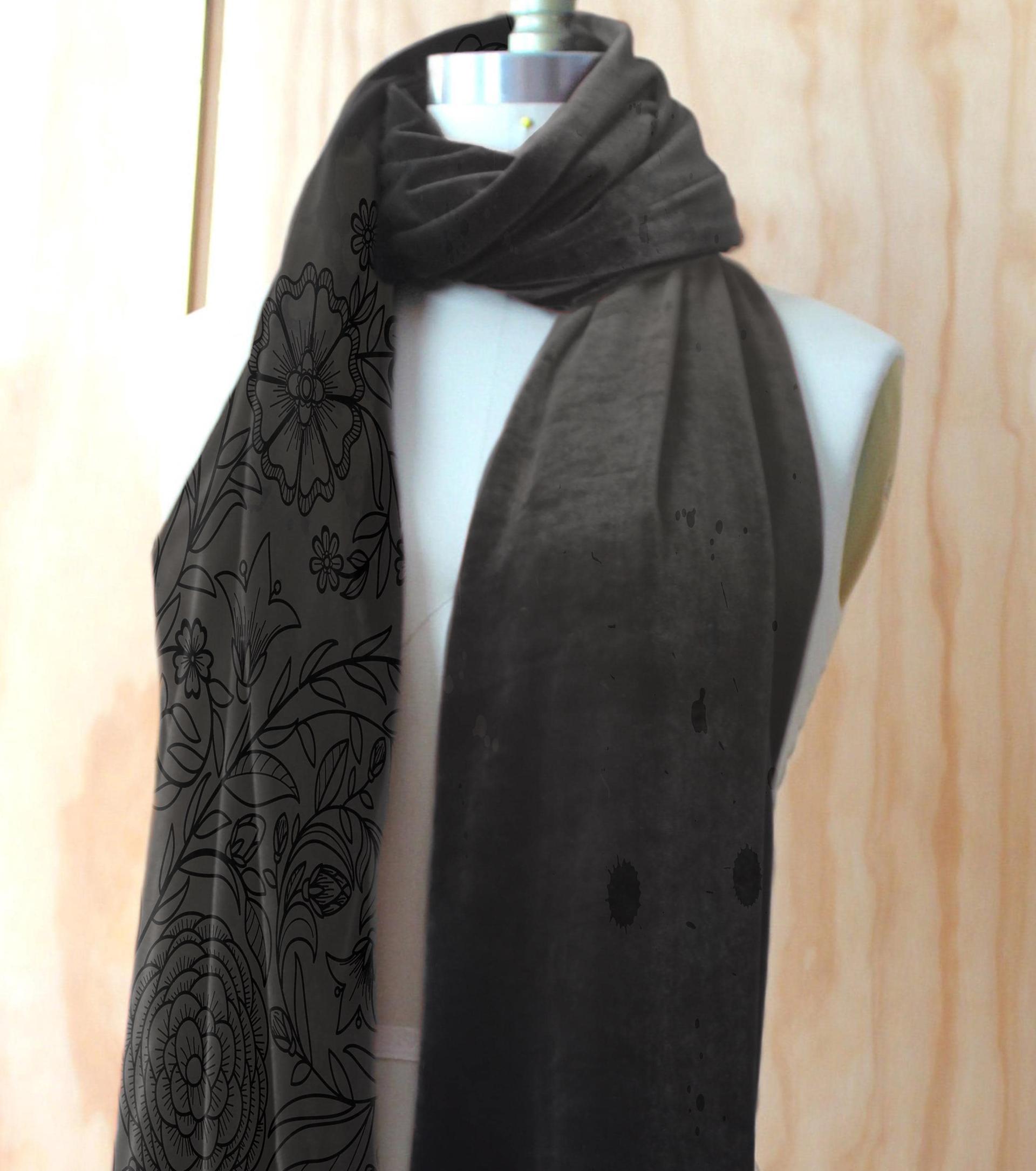 Velvet Scarf - Extra Soft Long Scarf