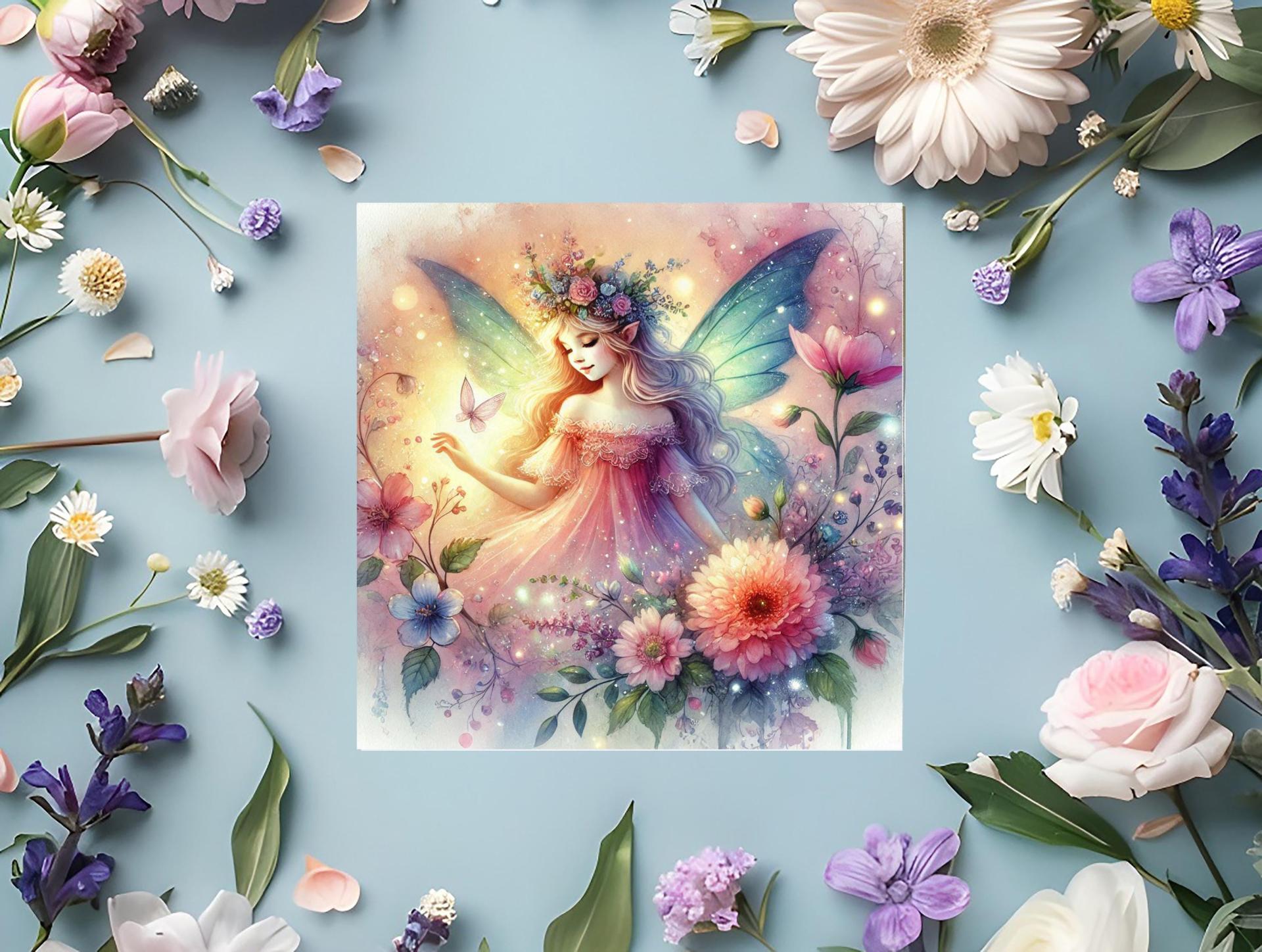 Fairy Greeting Cards, Large and Small Notecards, Birthday, Invitations