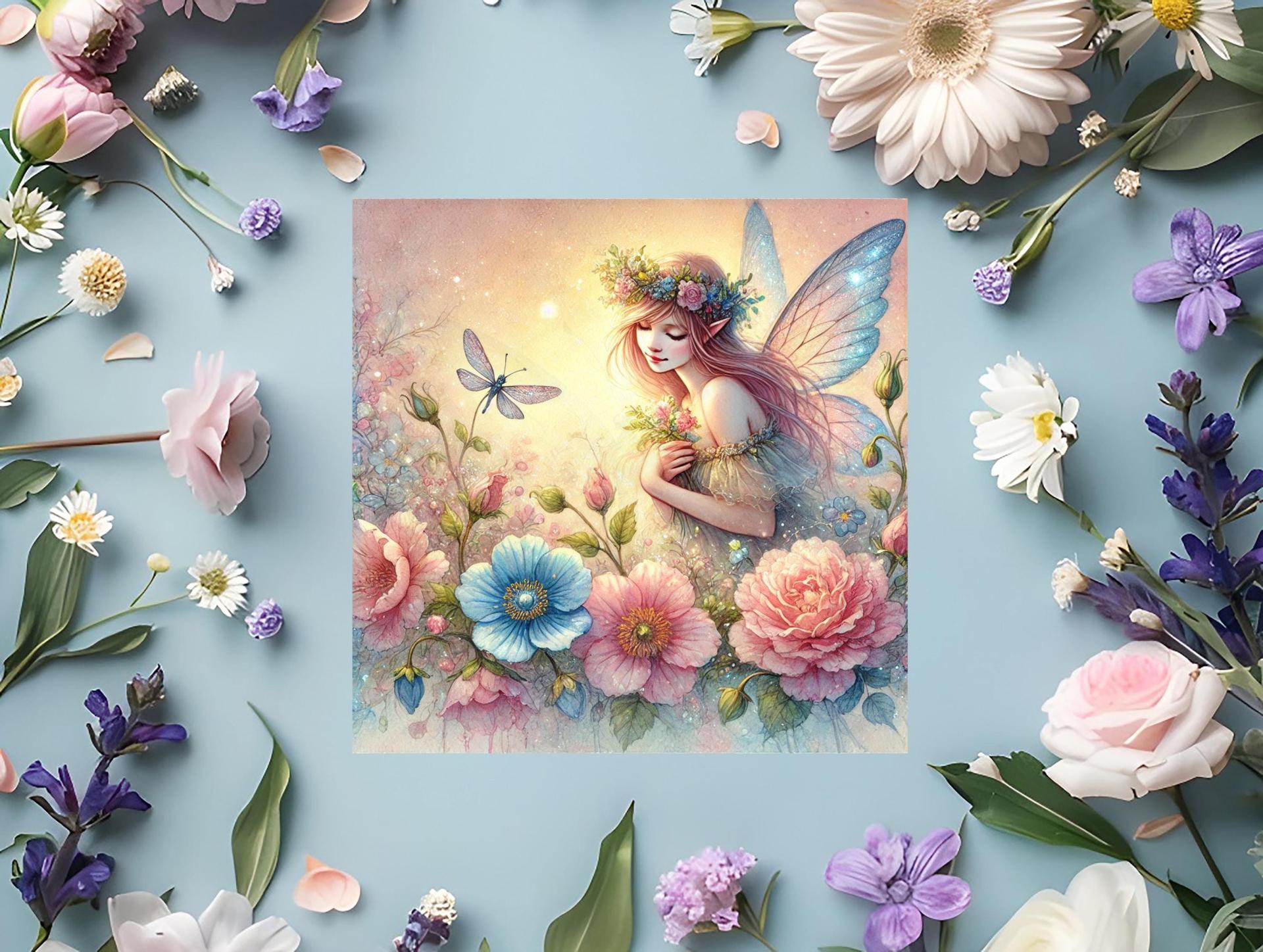 Fairy Greeting Cards, Large and Small Notecards, Birthday, Invitations