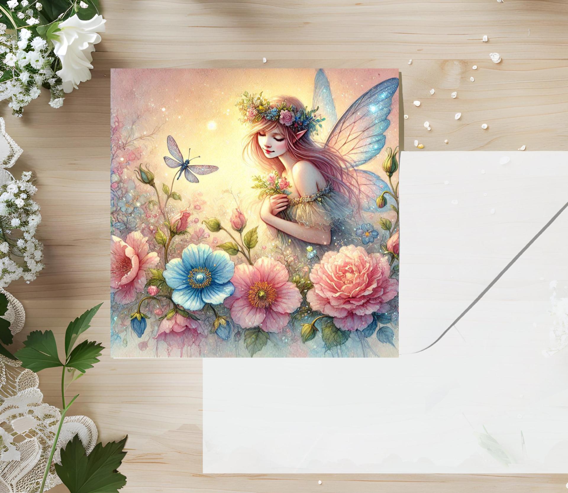 Fairy Greeting Cards, Large and Small Notecards, Birthday, Invitations
