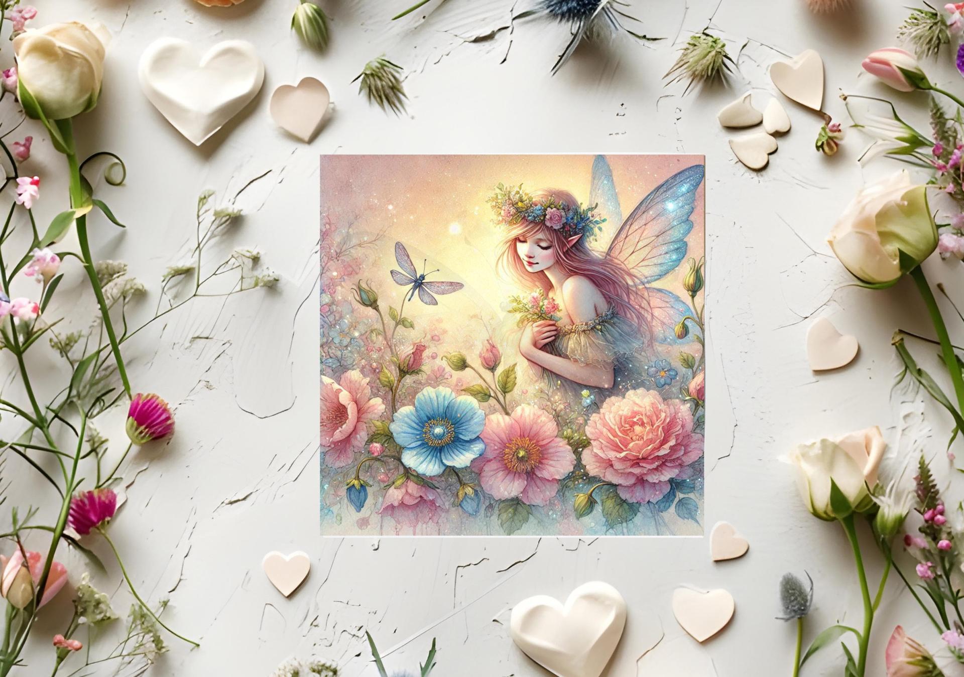 Fairy Greeting Cards, Large and Small Notecards, Birthday, Invitations