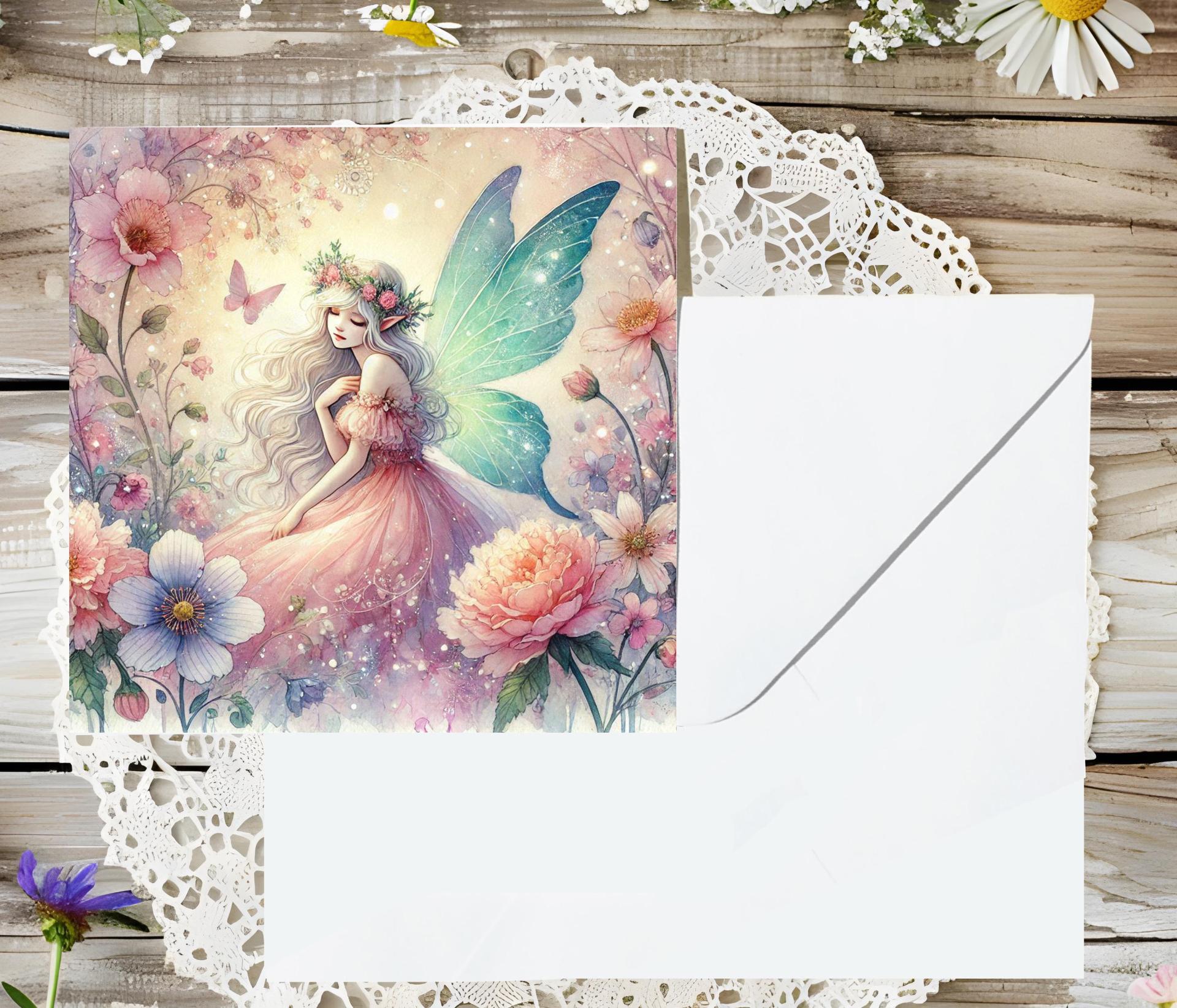 Fairy Greeting Cards, Large and Small Notecards, Birthday, Invitations