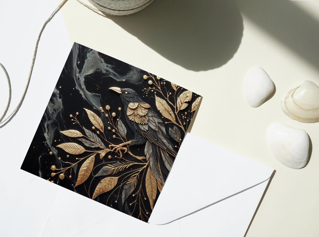 Raven - Large Cards, Notecards, Birthday, Invites
