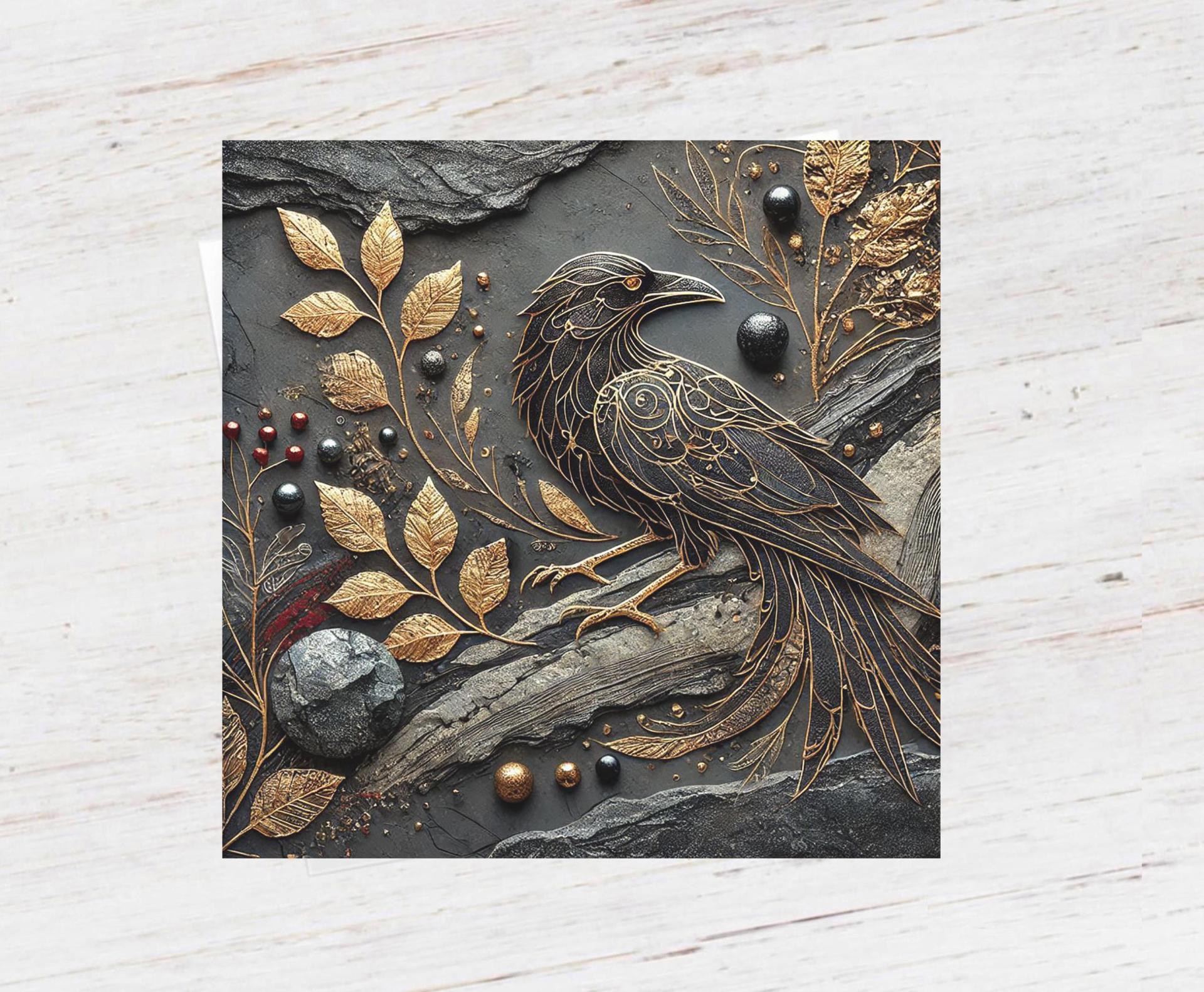 Raven - Large Cards, Notecards, Birthday, Invites