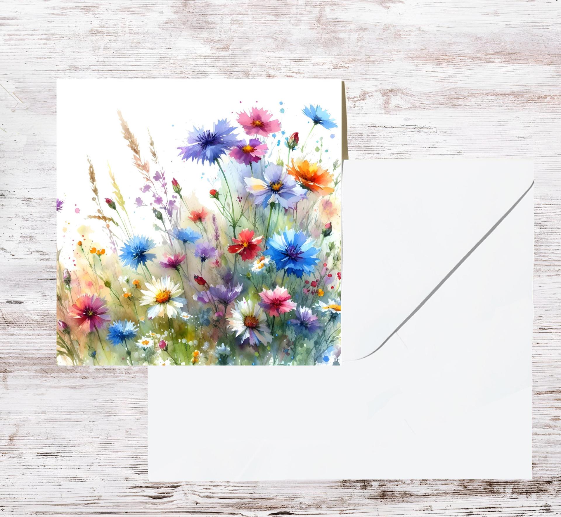Wildflowers - Single Card or Bulk 10 Pack of Gift Cards