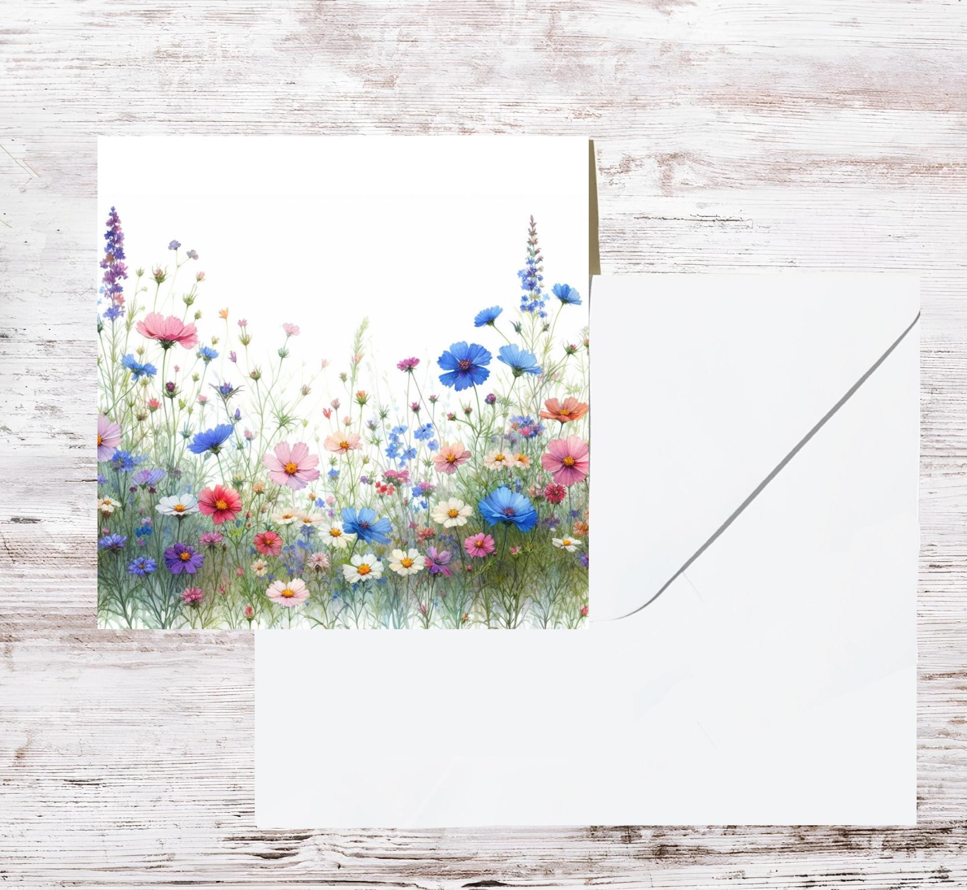 Wildflowers - Single Card or Bulk 10 Pack of Gift Cards