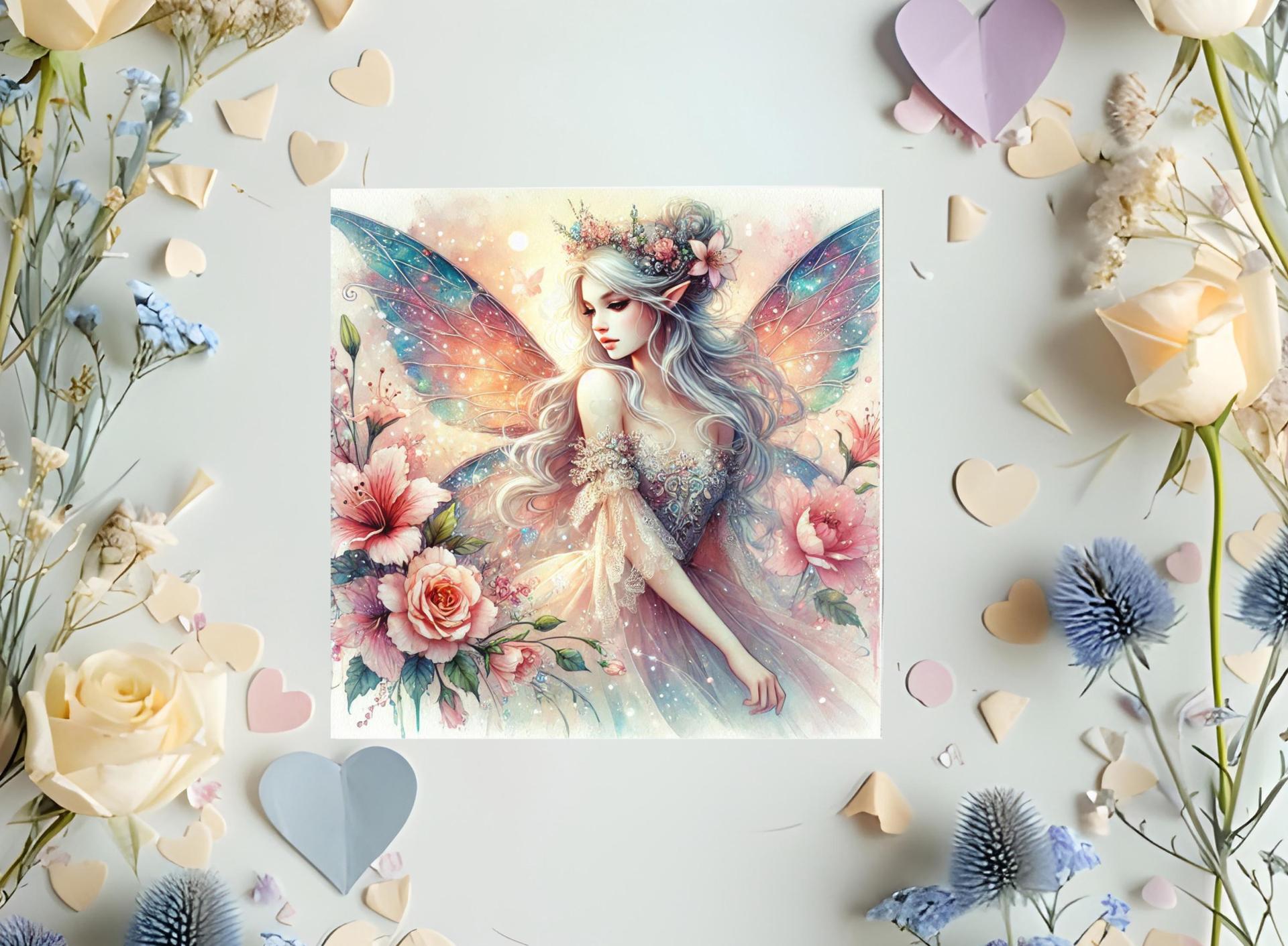 Fairy Greeting Cards, Large and Small Notecards, Birthday, Invitations
