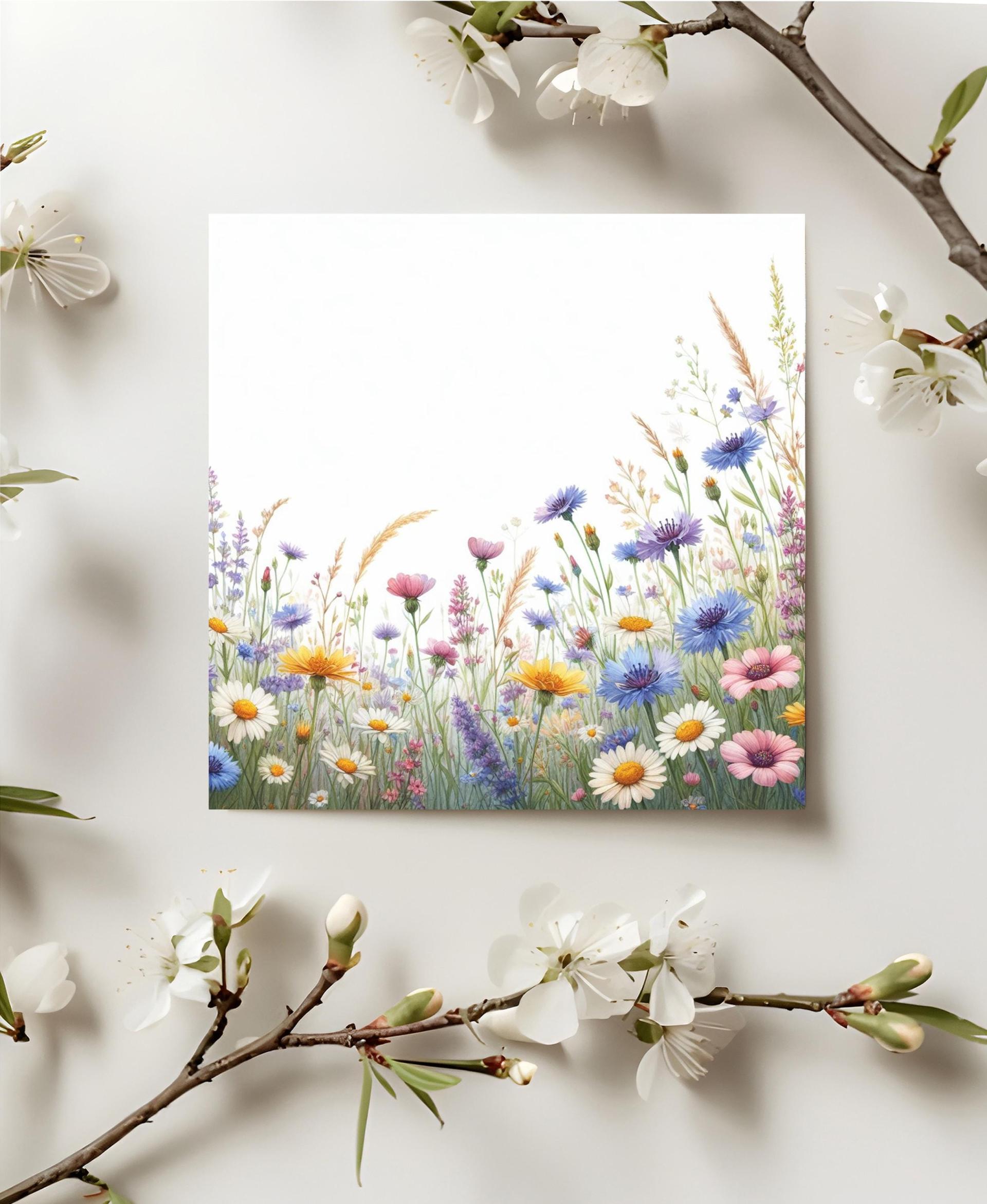 Wildflowers - Single Card or Bulk 10 Pack of Gift Cards