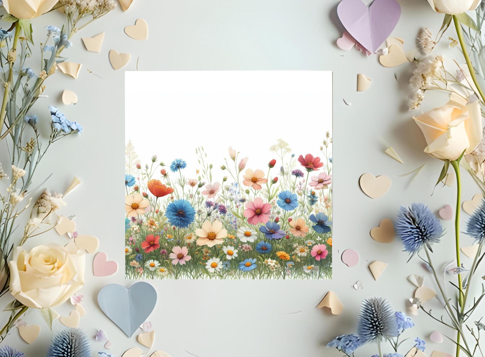 Wildflowers - Single Card or Bulk 10 Pack of Gift Cards